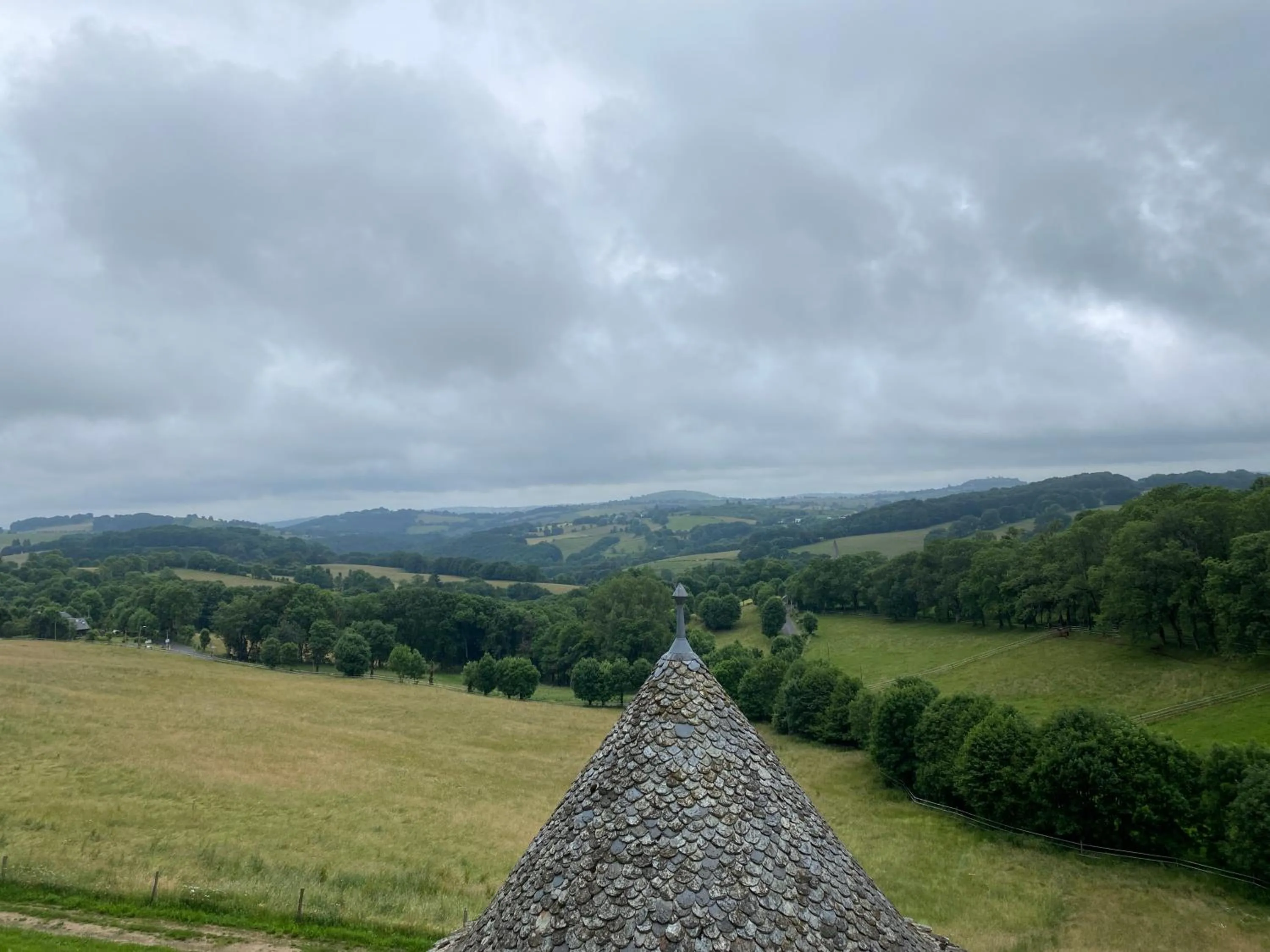 Mountain view in Château du Puech