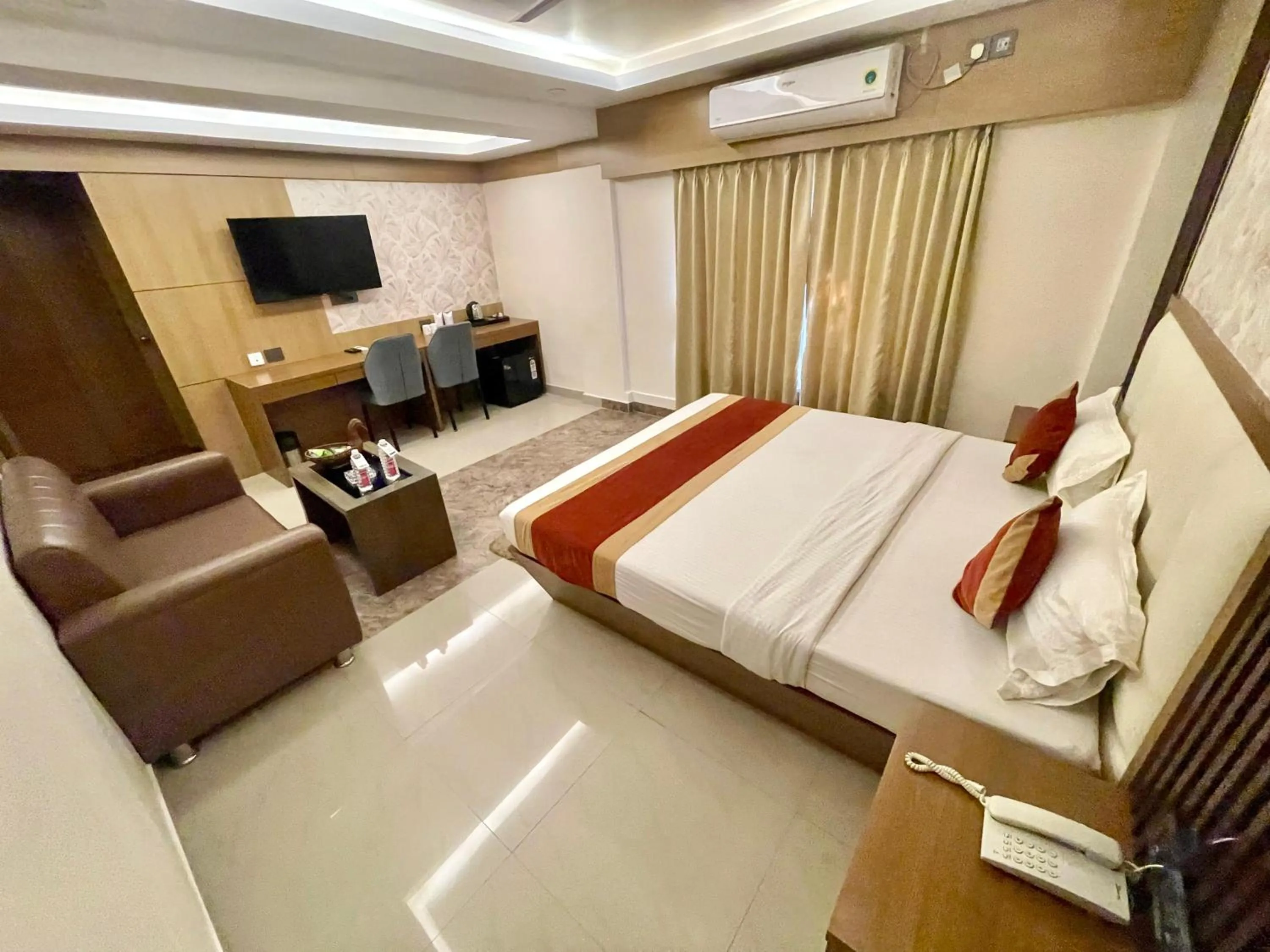 Bed in Hotel Royal Bengal