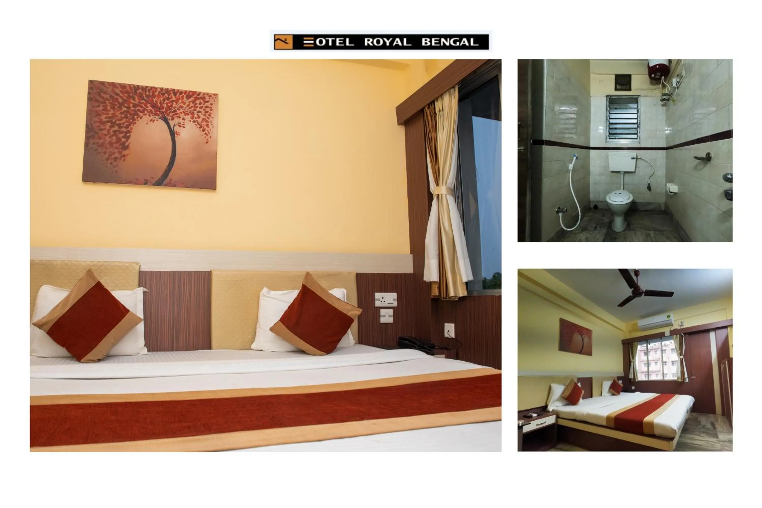 Bed in Hotel Royal Bengal