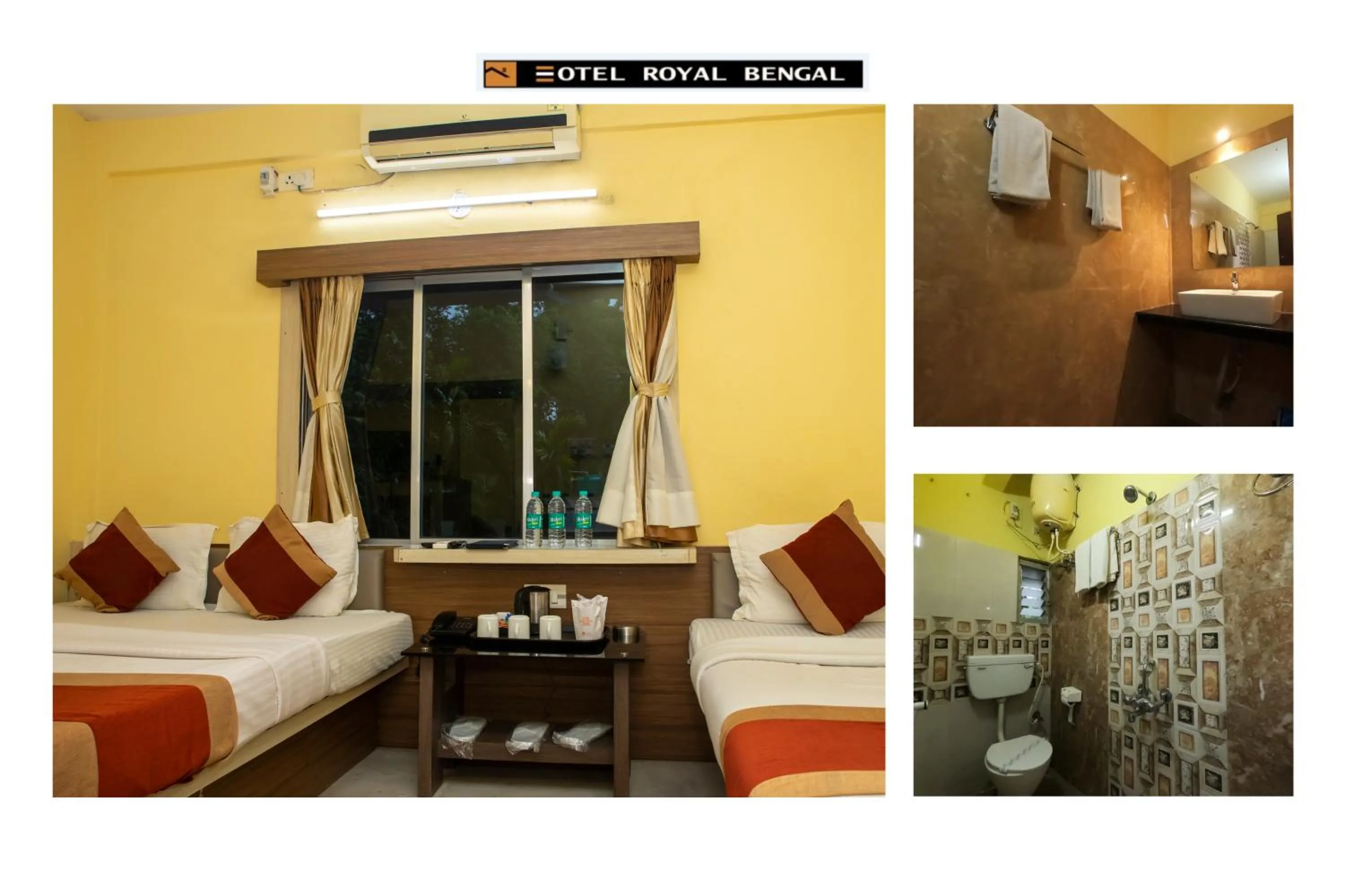 Bed in Hotel Royal Bengal