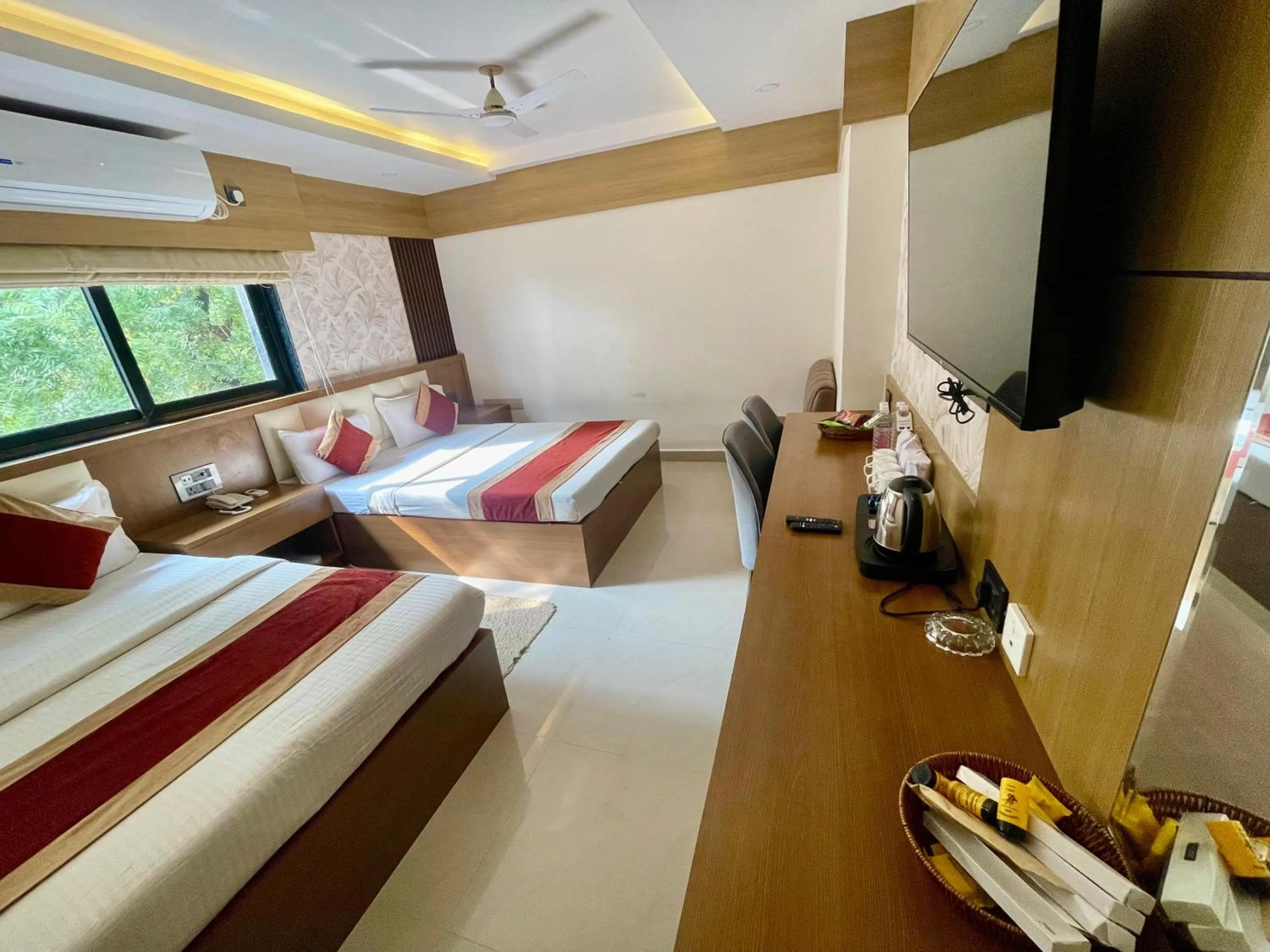 Bed in Hotel Royal Bengal