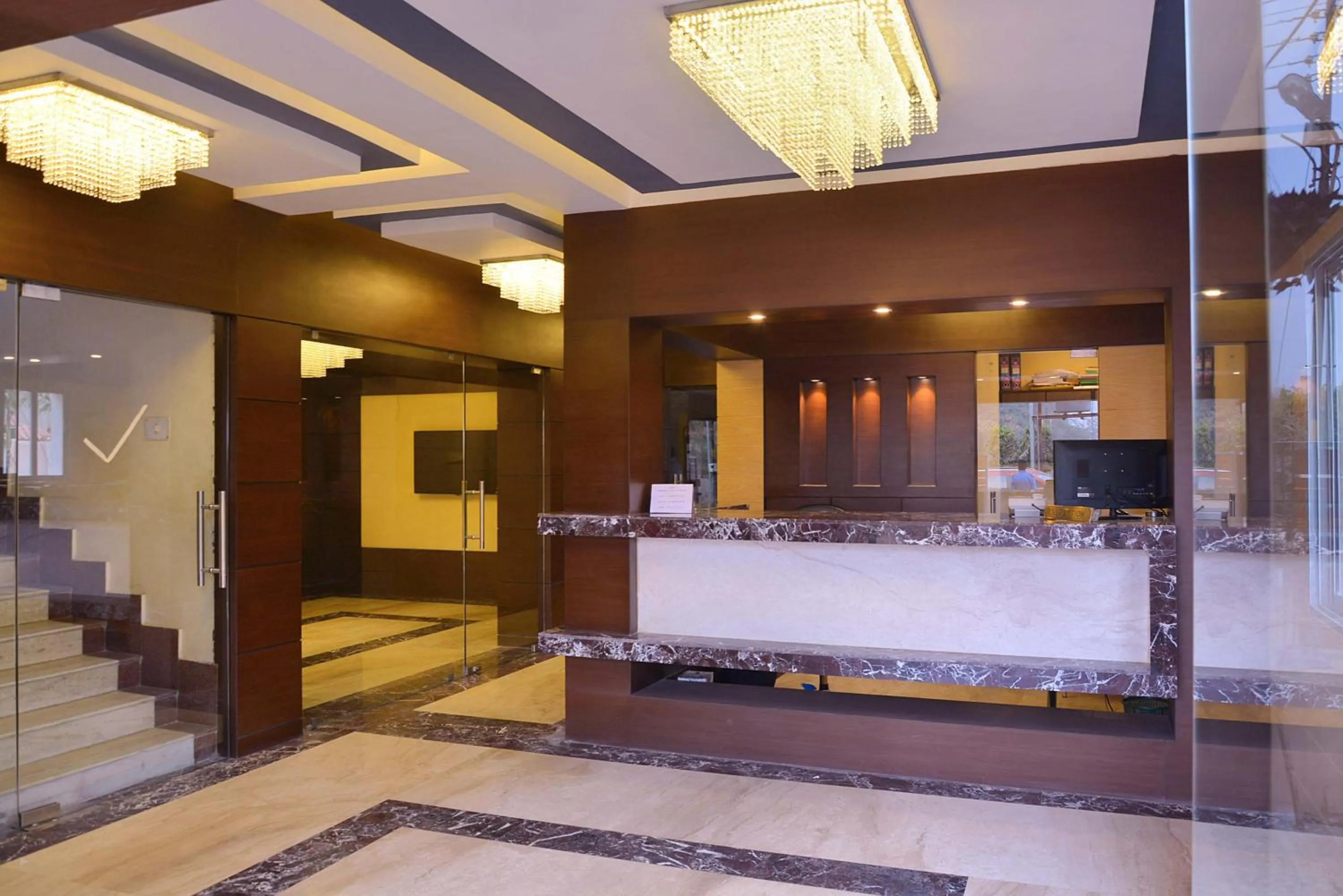 Lobby or reception in Hotel Royal Bengal