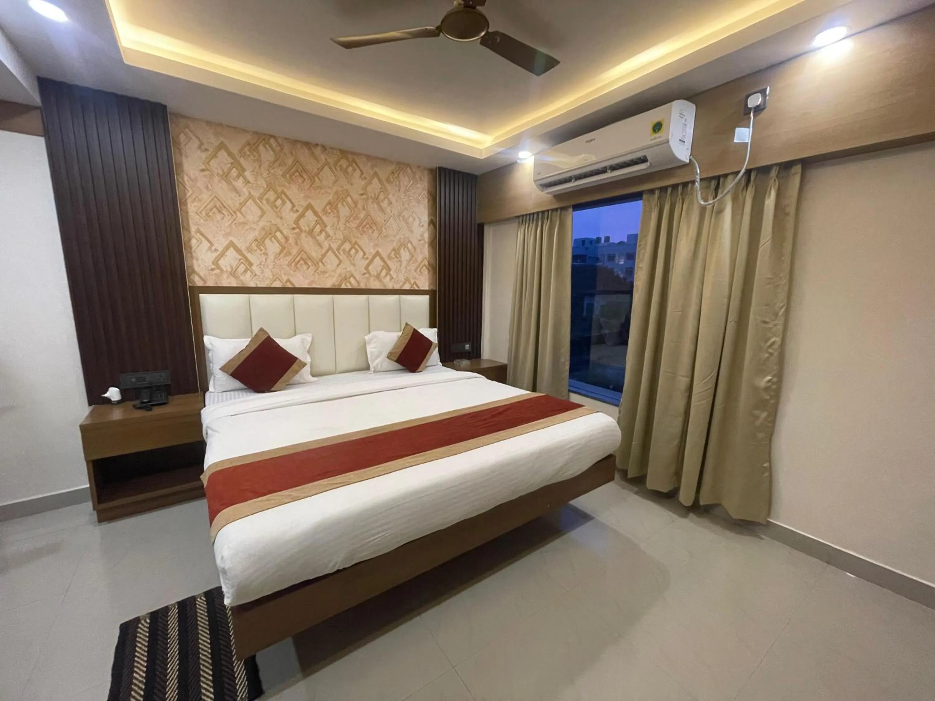 Bed in Hotel Royal Bengal