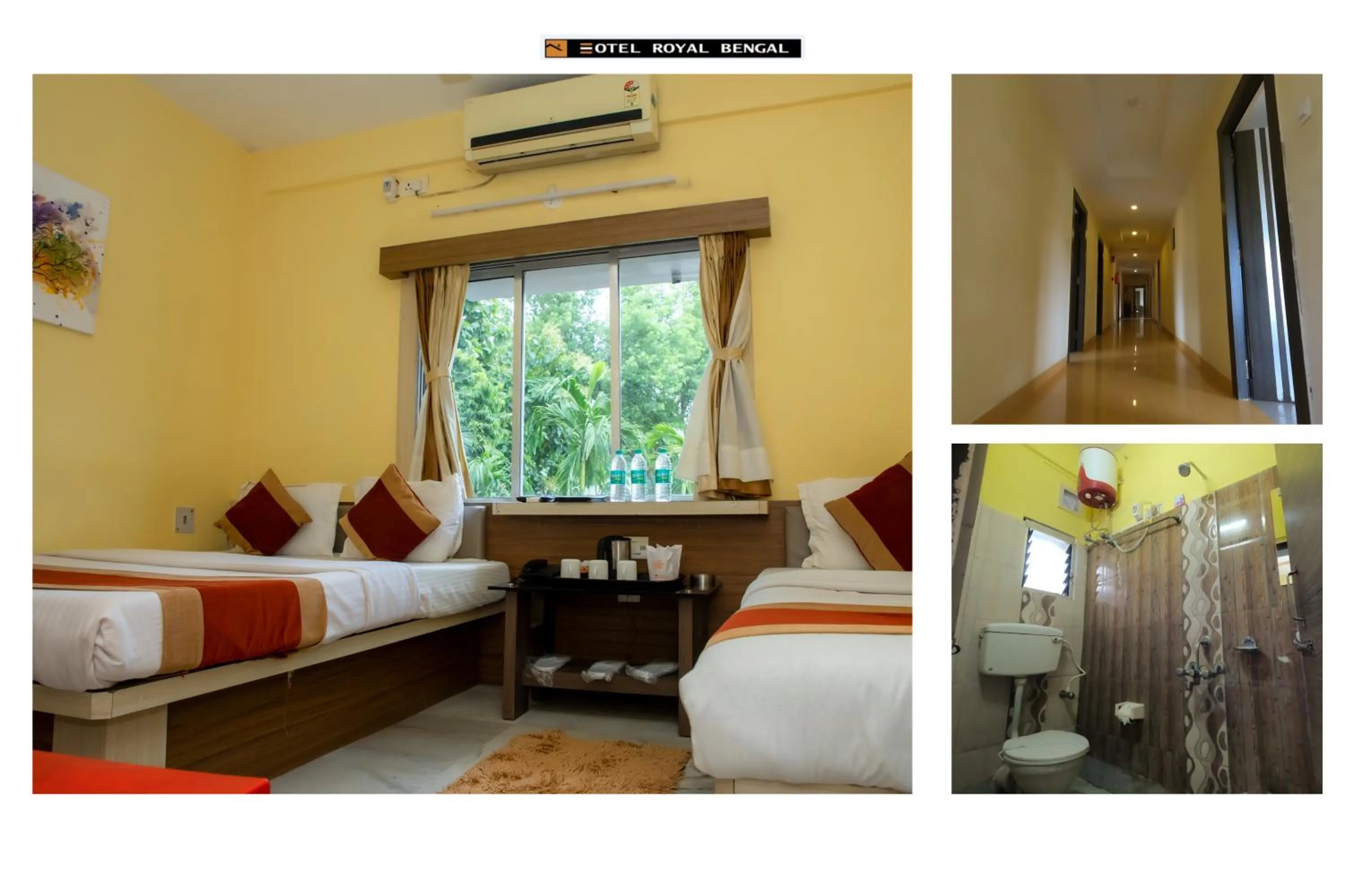 Bed in Hotel Royal Bengal