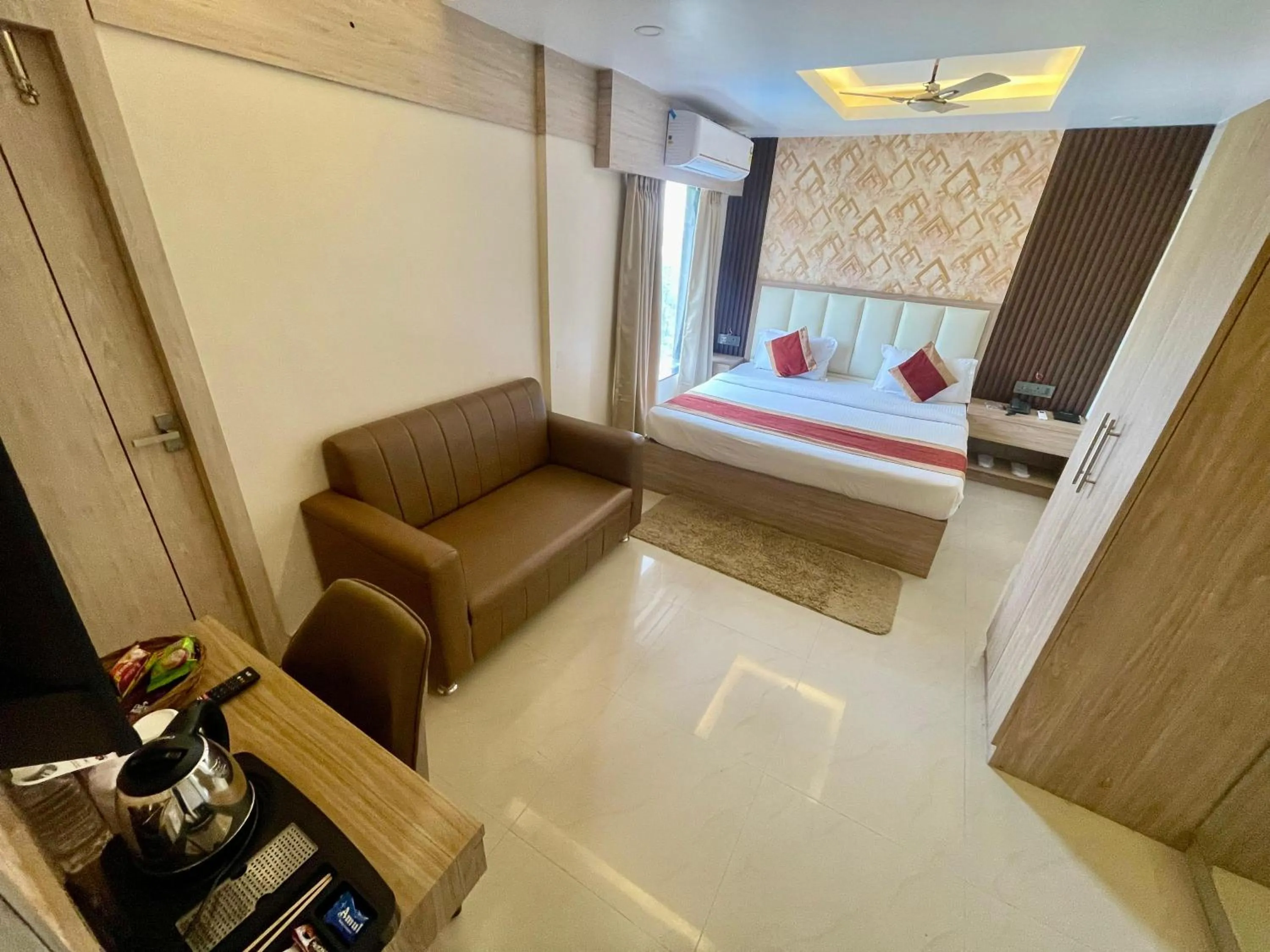 Bed in Hotel Royal Bengal