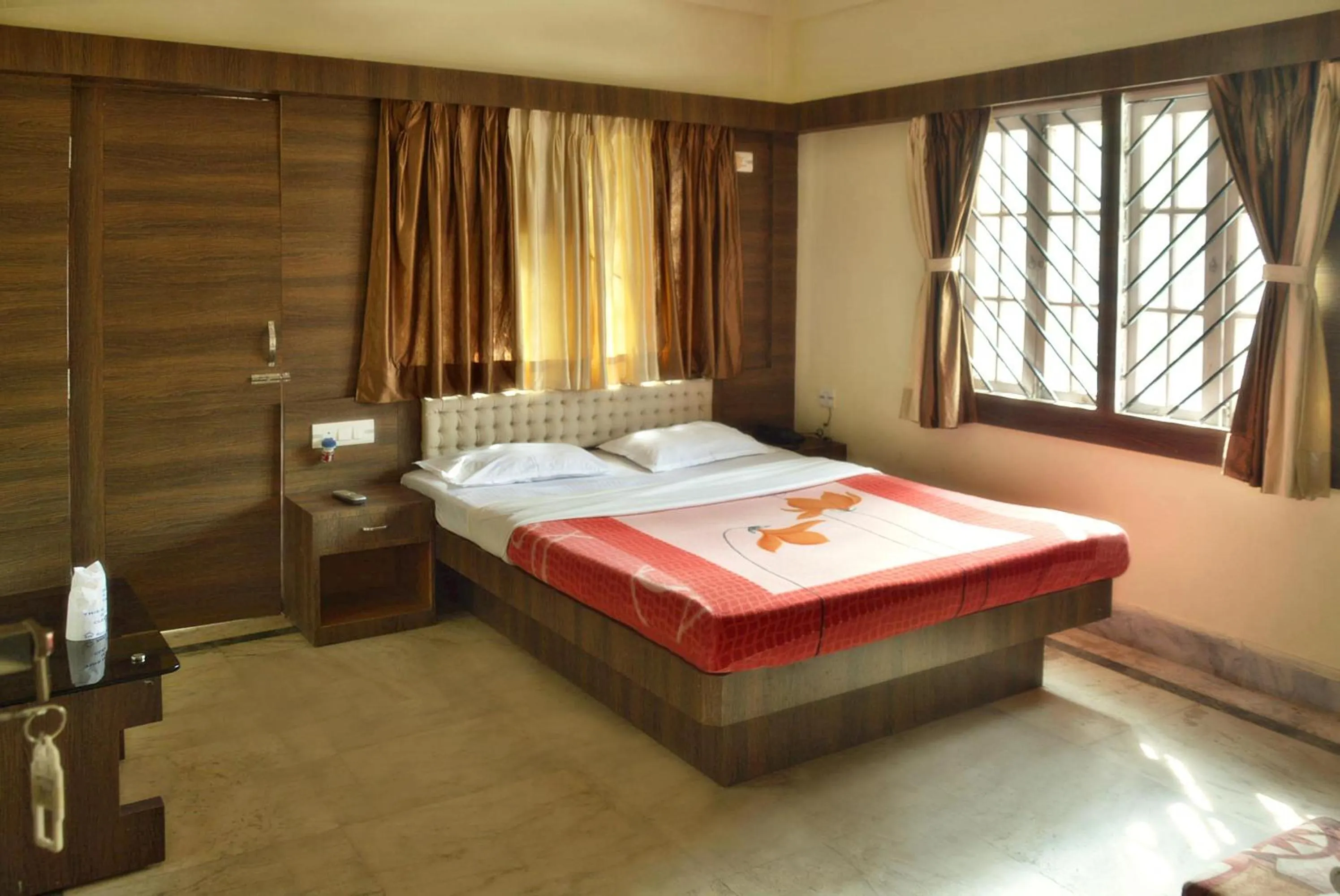 Bed in Hotel Royal Bengal