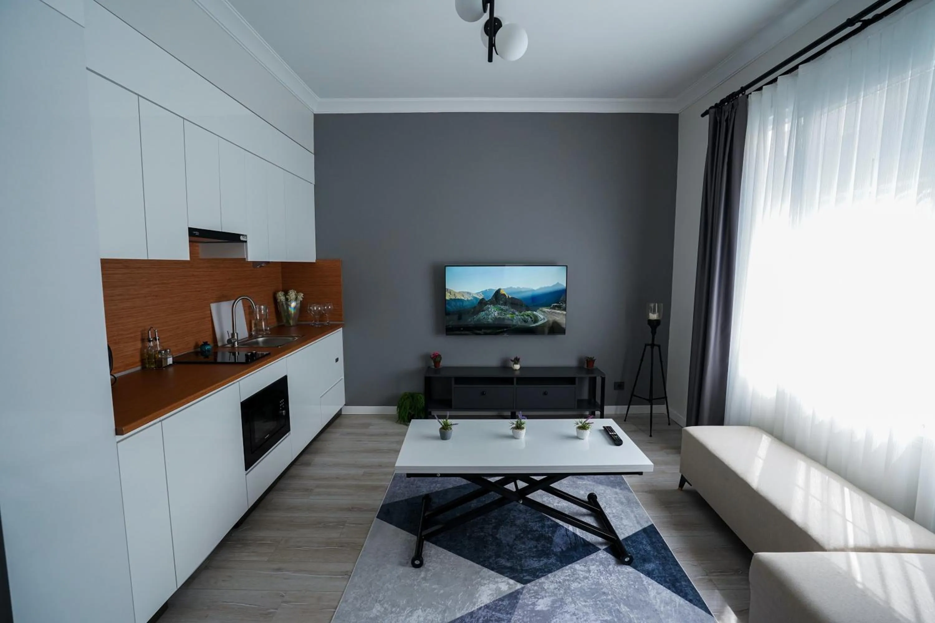 Living room in Merkuri apartments