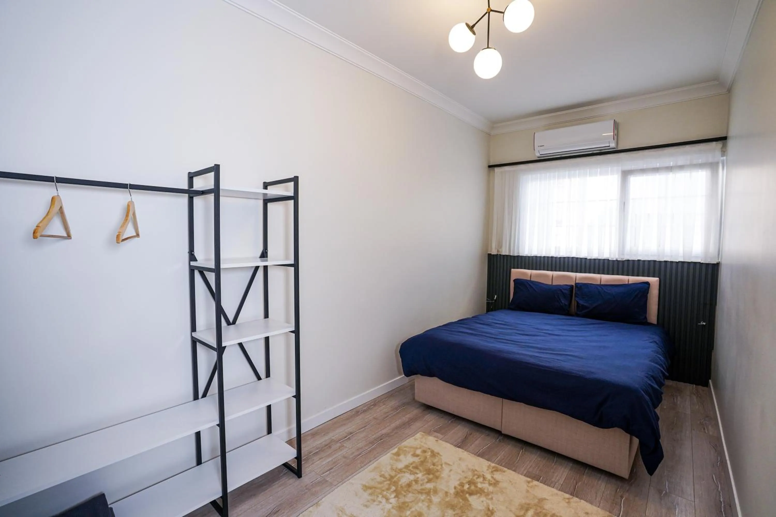 Bedroom, Bed in Merkuri apartments