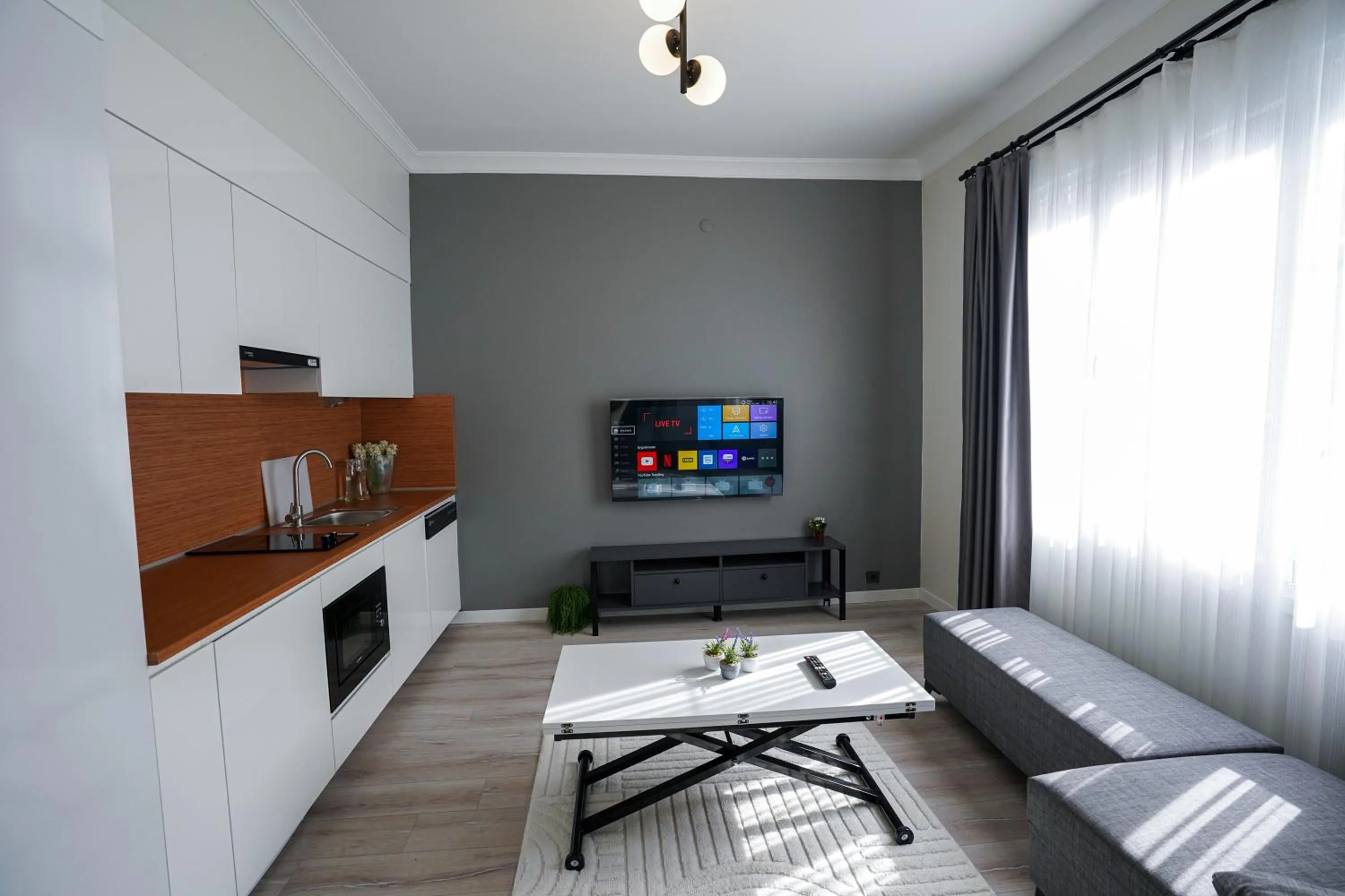 Living room in Merkuri apartments