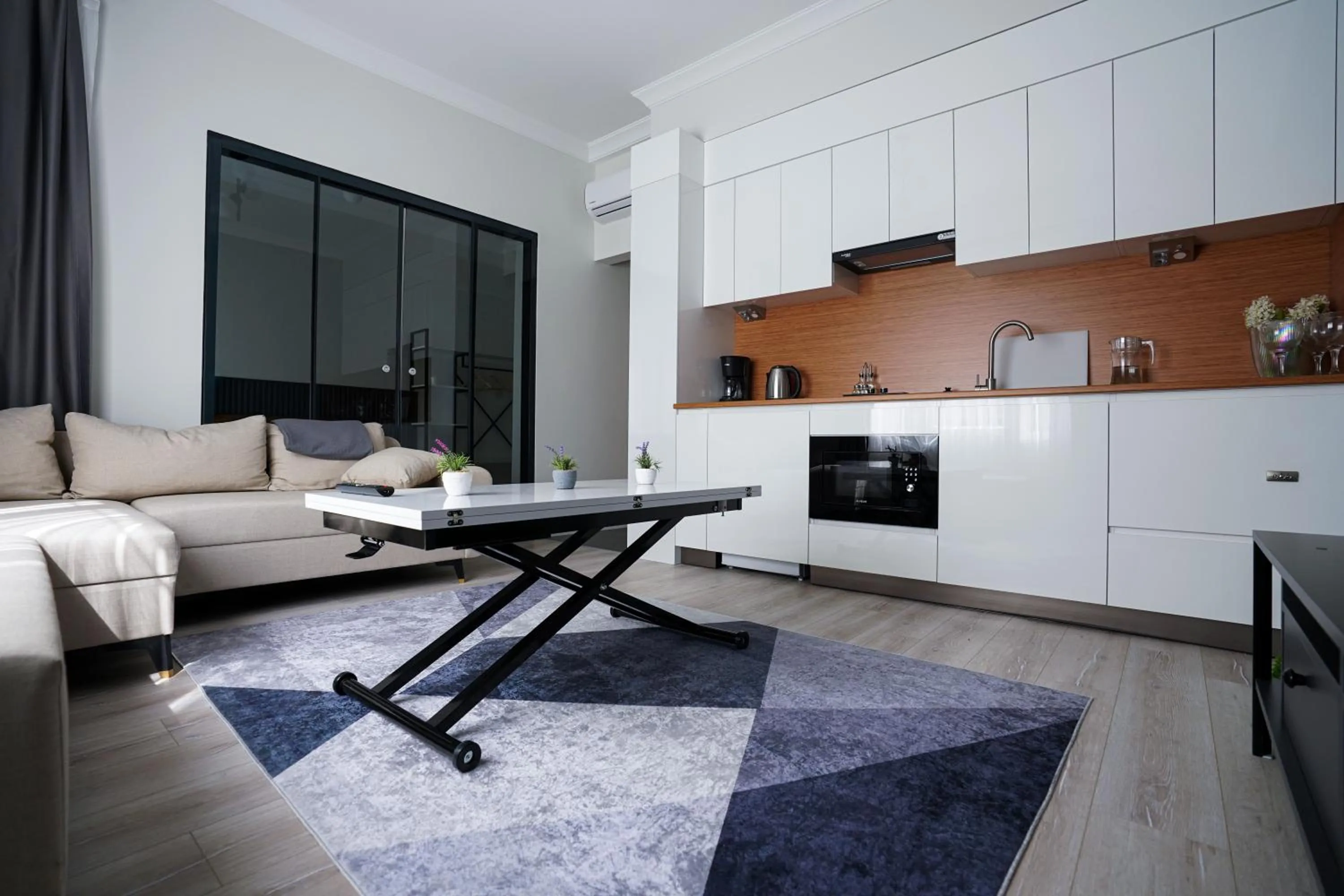 Living room in Merkuri apartments