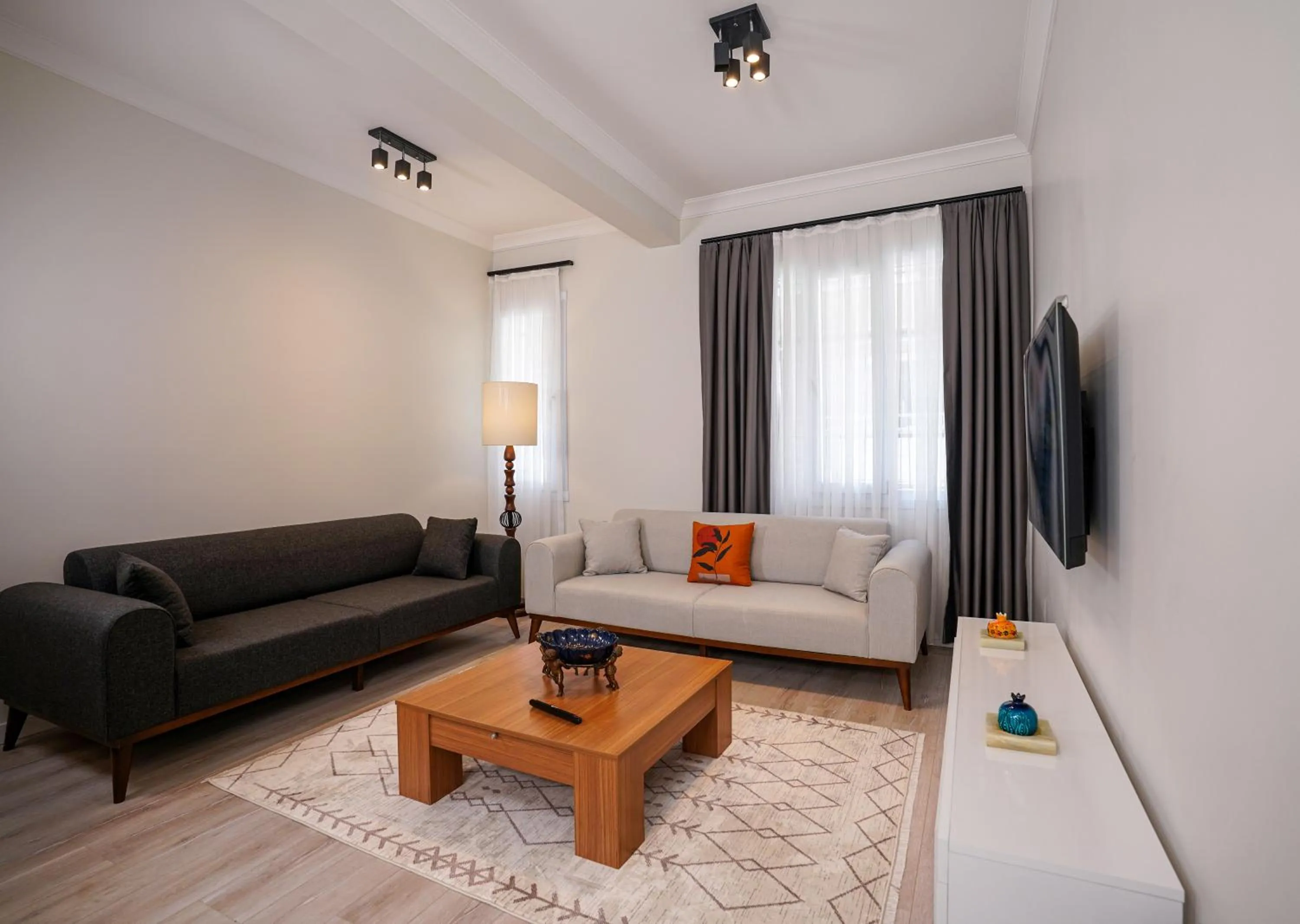 Living room in Merkuri apartments