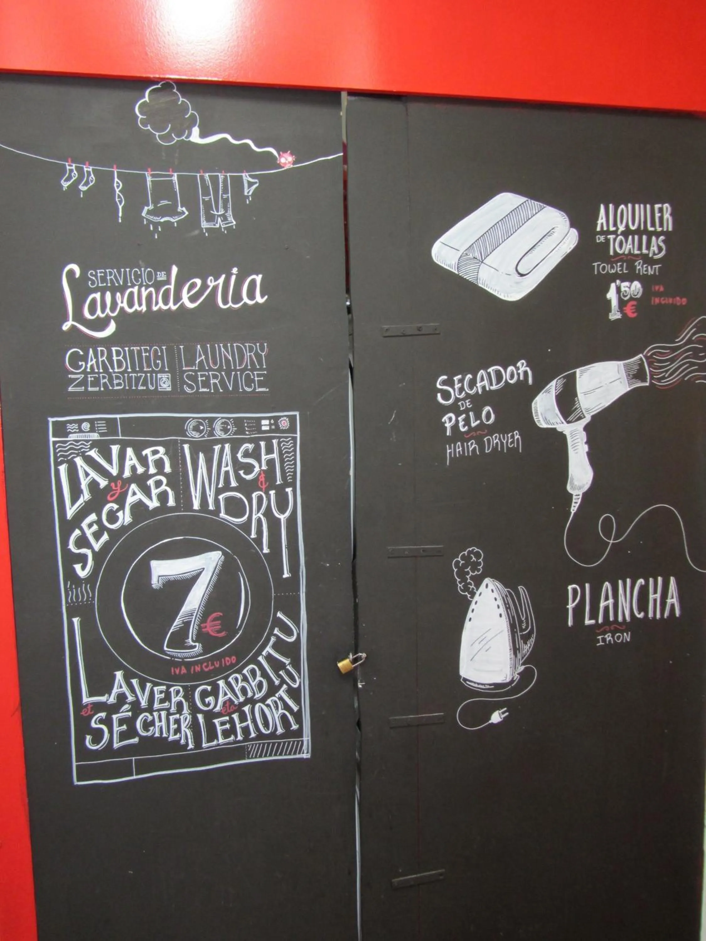 Logo/Certificate/Sign in Bilbao Akelarre Hostel