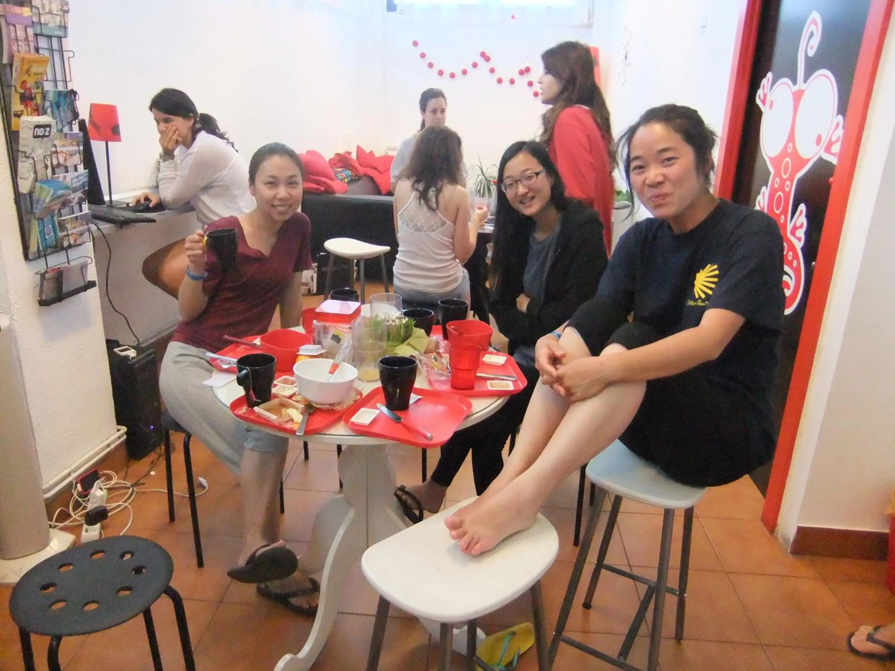 Food in Bilbao Akelarre Hostel