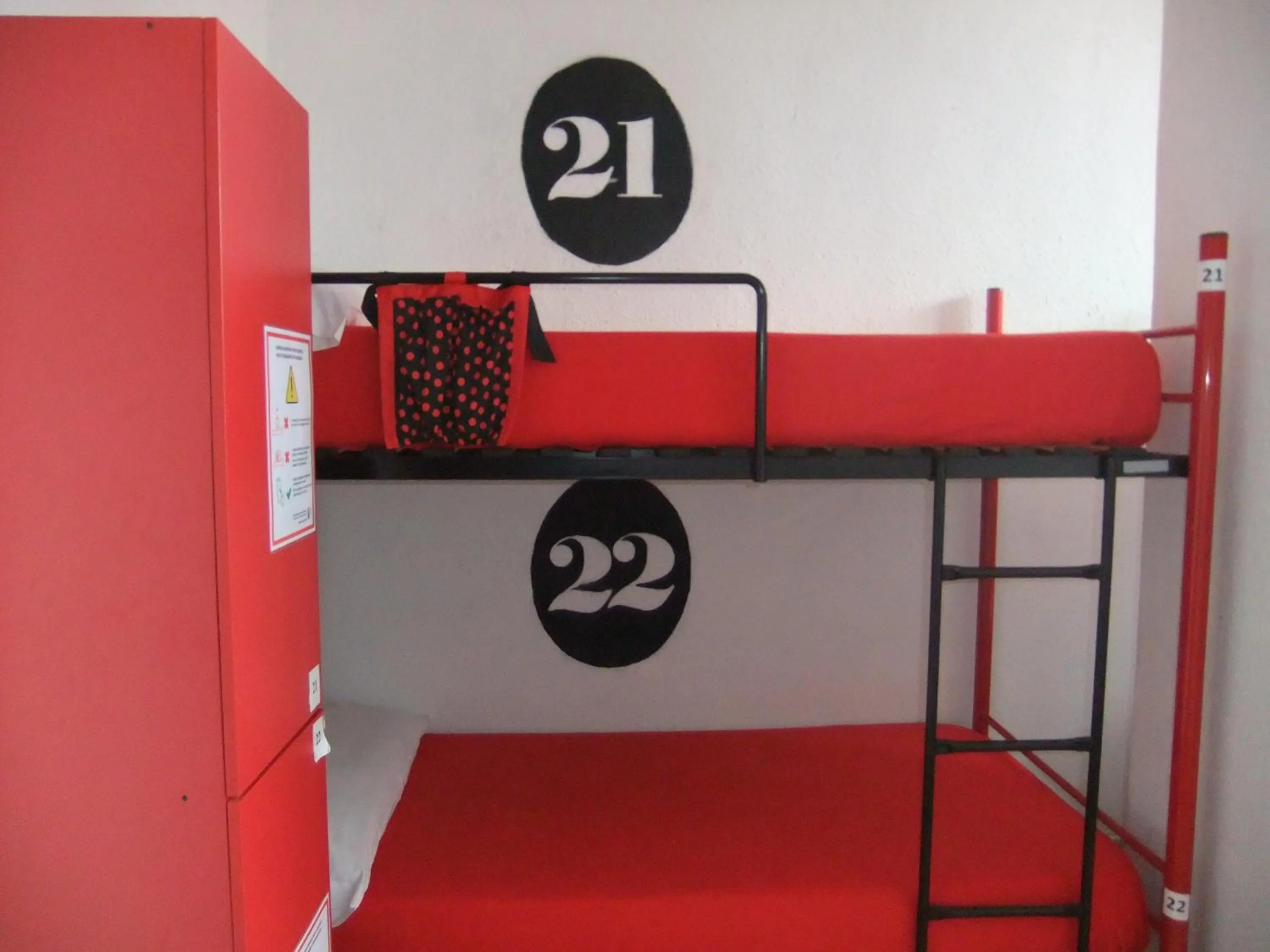 bunk bed in Bilbao Akelarre Hostel