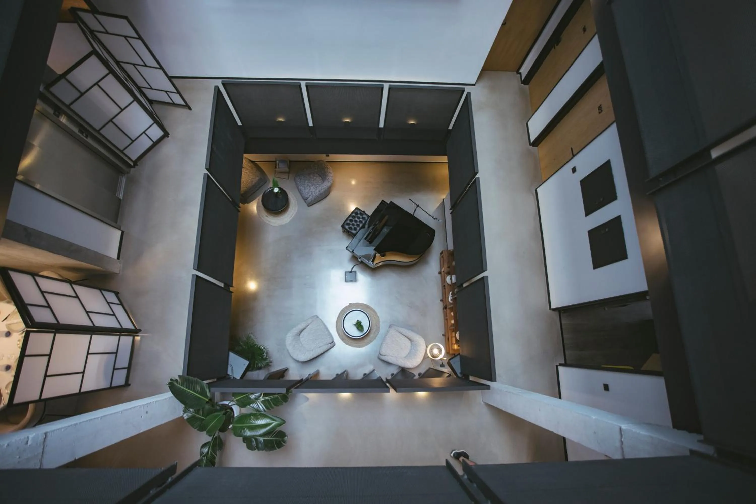 Inner courtyard view in Hotel Luruna Palacio Larrinaga