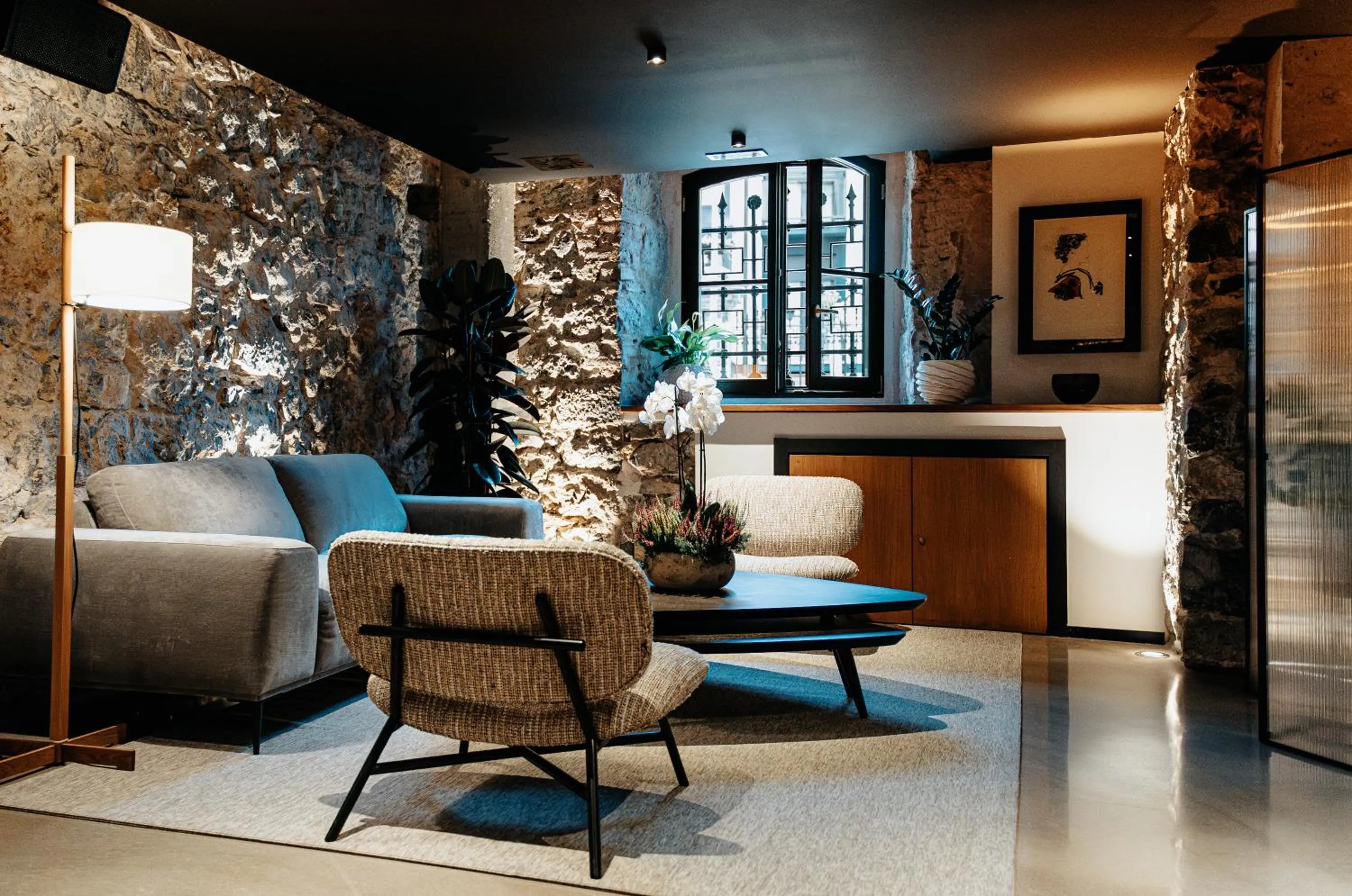 Living room in Hotel Luruna Palacio Larrinaga