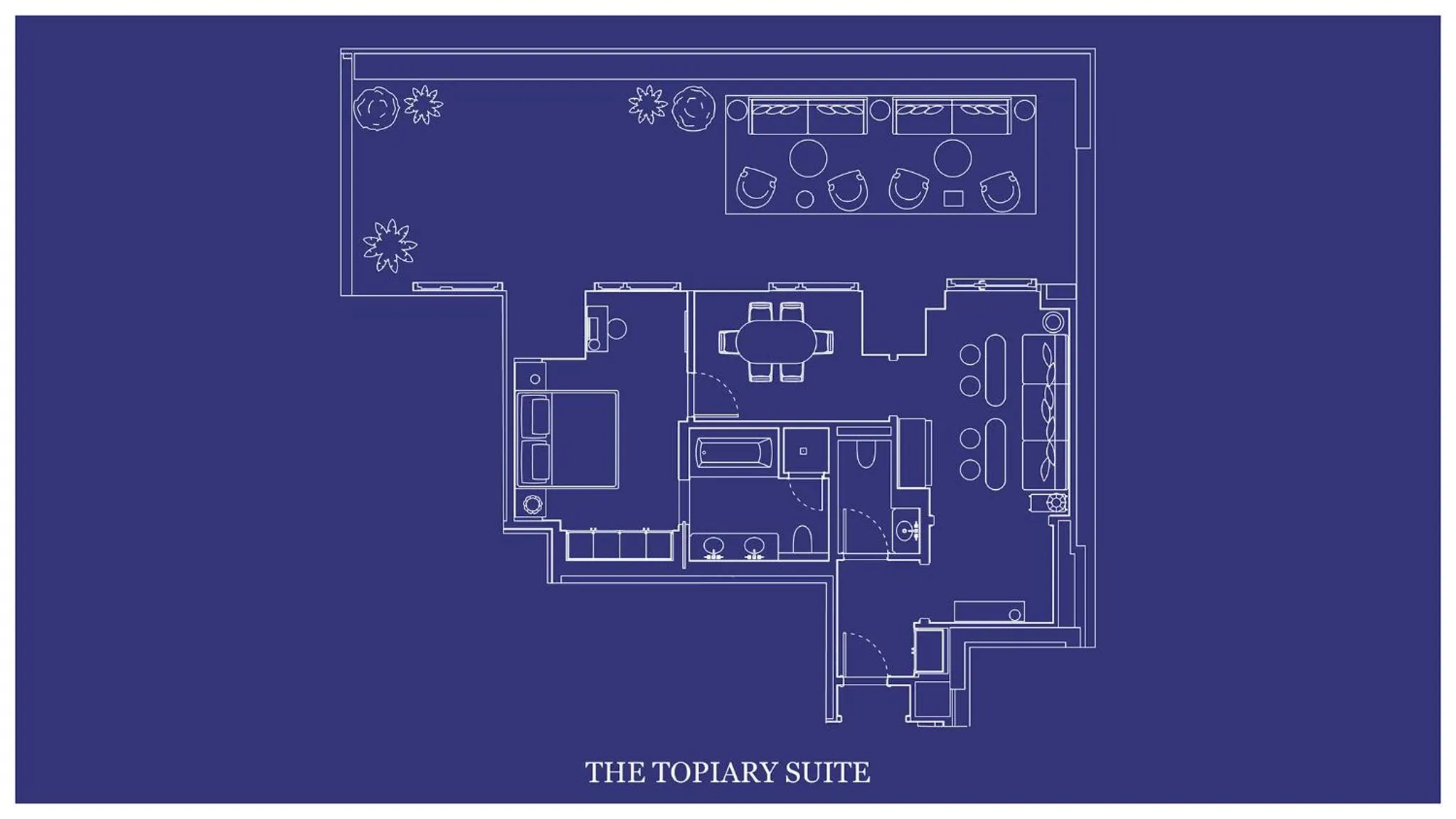 Floor plan in The Fifth Avenue Hotel