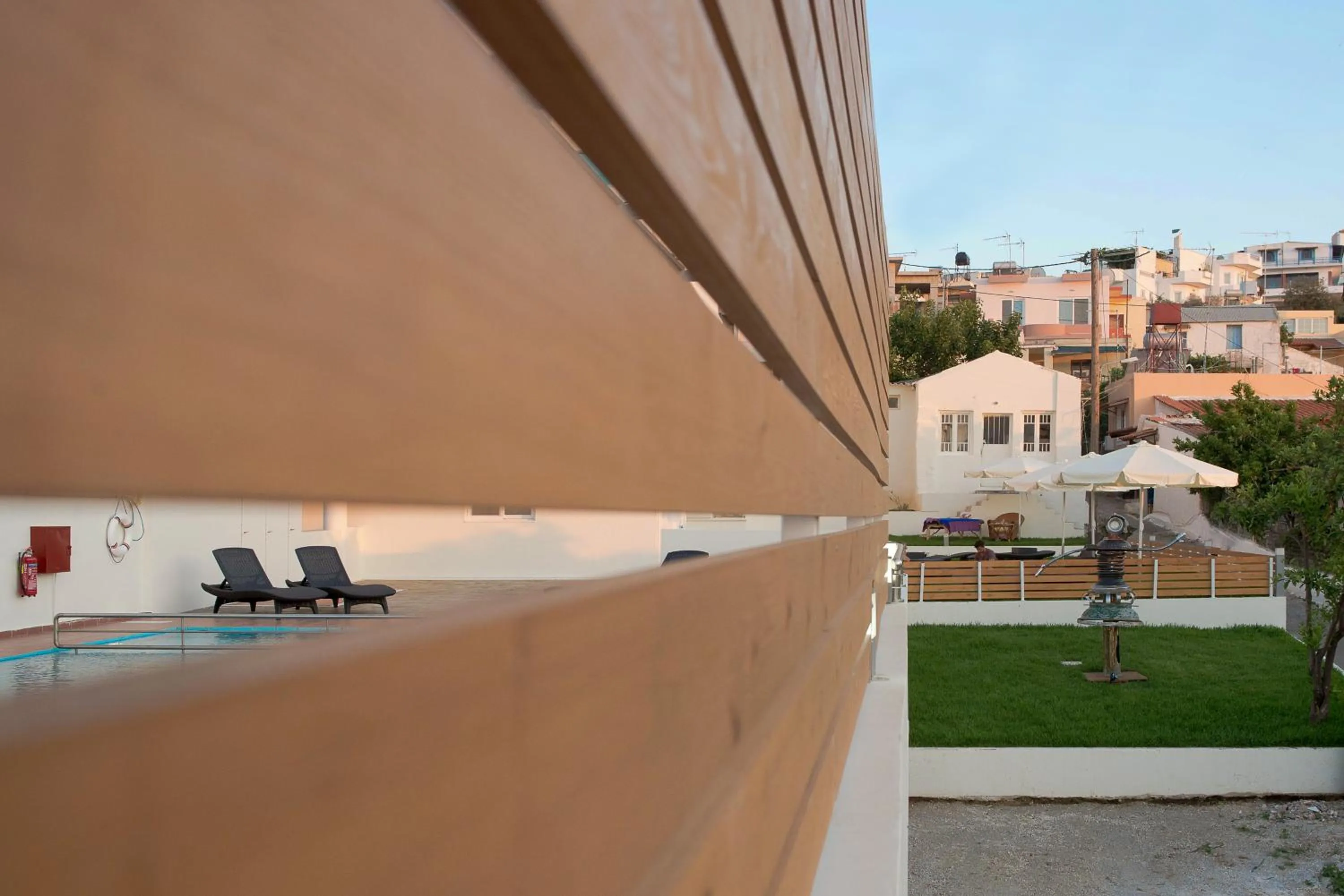 Patio in Aestas Apartments