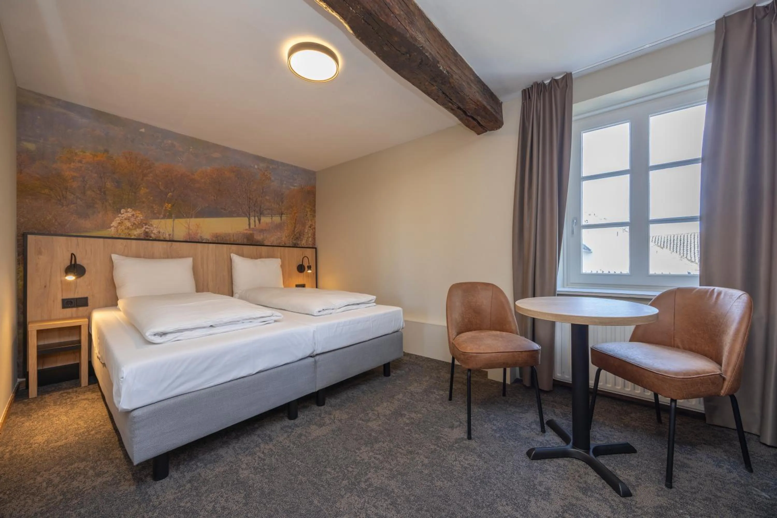 Bedroom, Bed in Fletcher Hotel Restaurant De Burghoeve