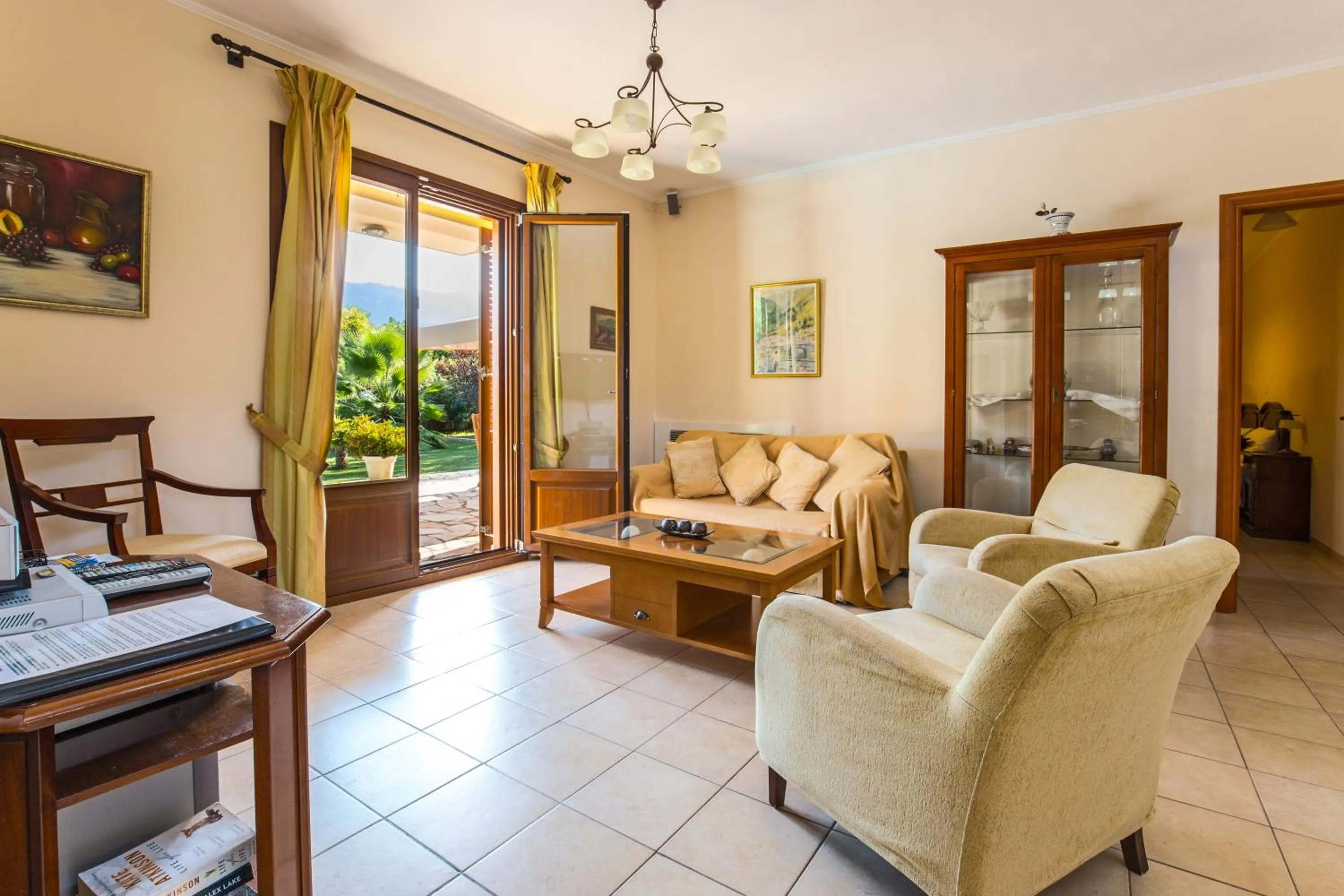 Living room in Penelope Villas