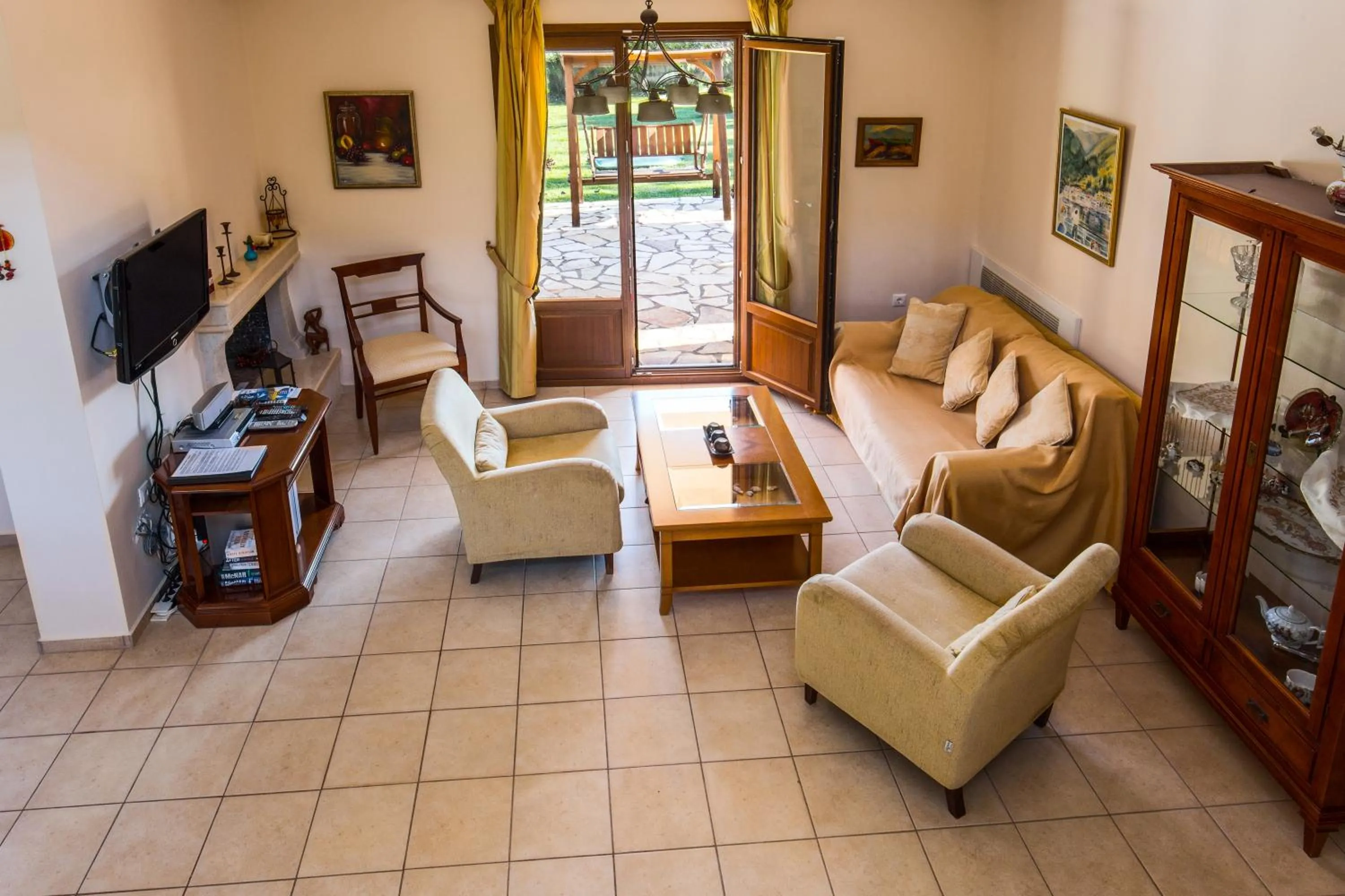 Living room in Penelope Villas