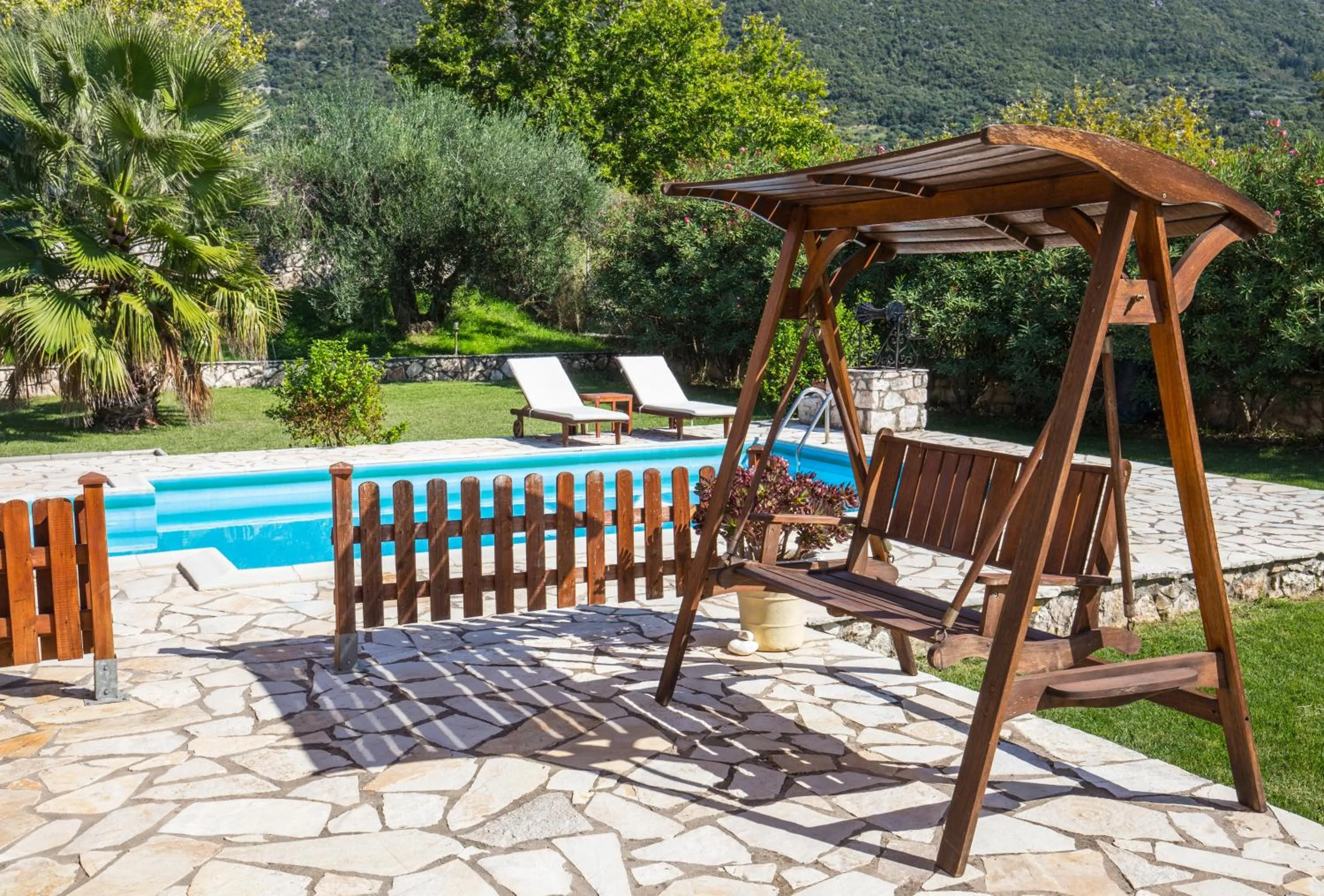 Patio in Penelope Villas