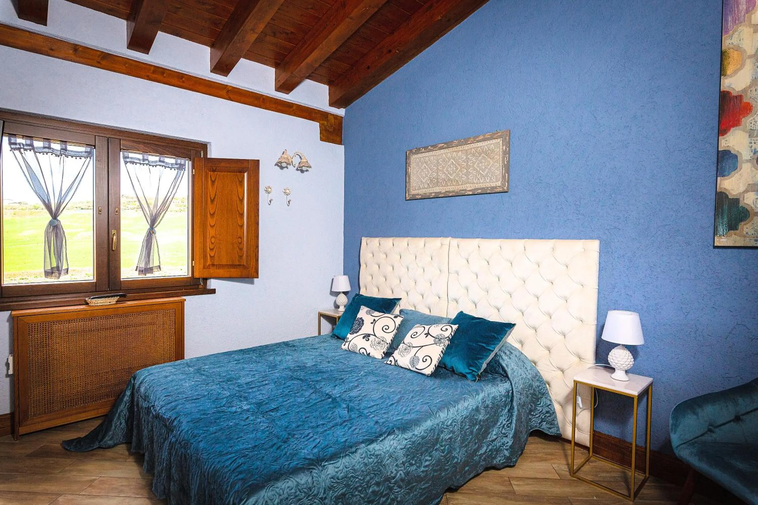 Bed in Relais Garden Cactus B&B