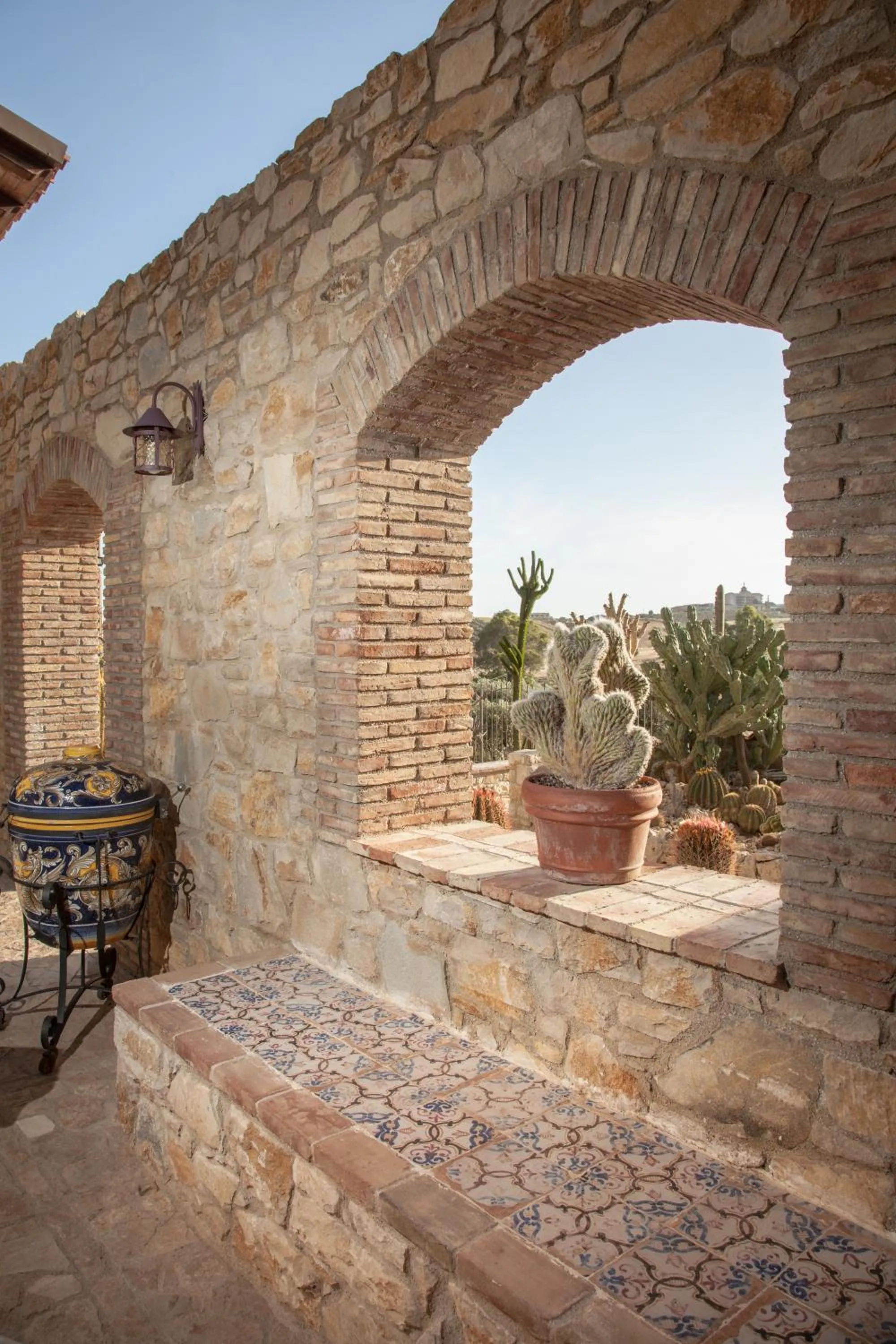 Patio in Relais Garden Cactus B&B