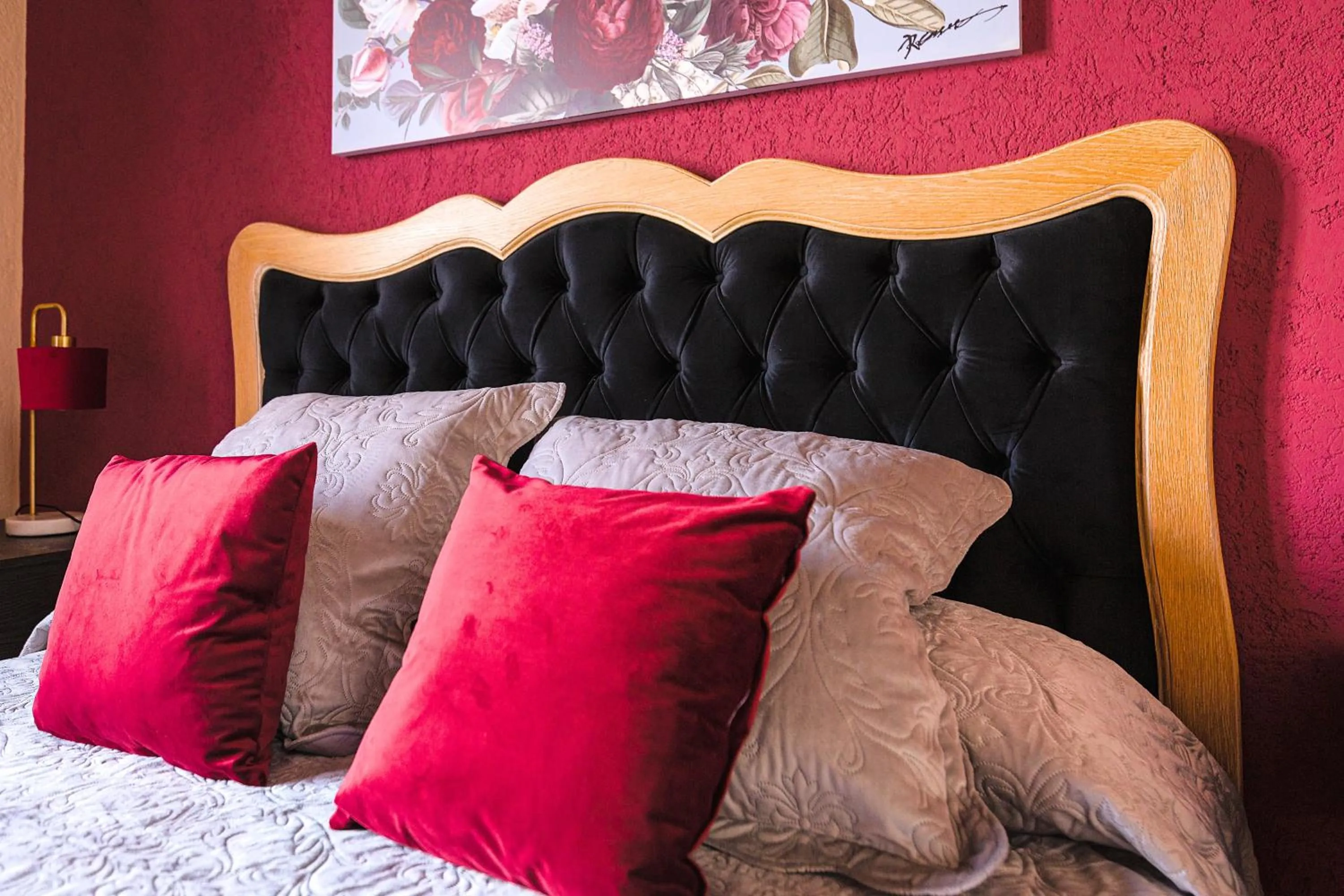 Bed in Relais Garden Cactus B&B