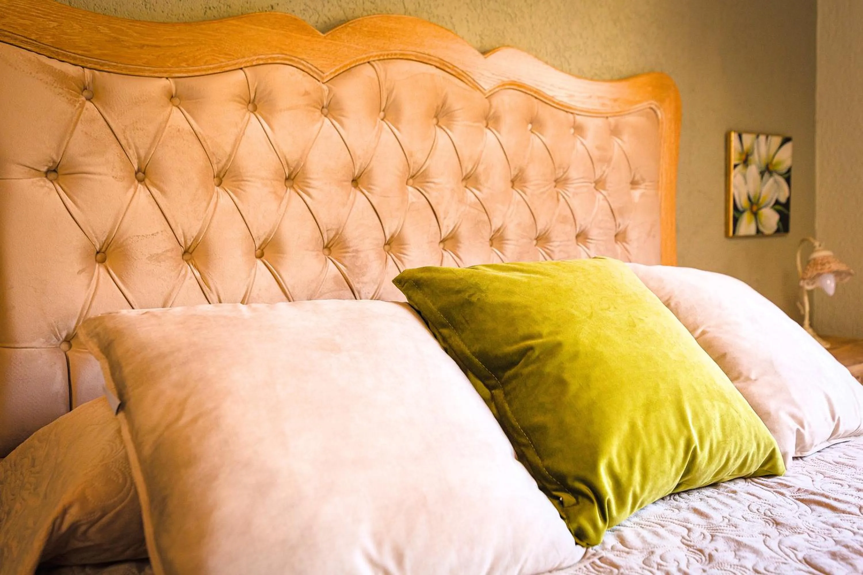 Bed in Relais Garden Cactus B&B