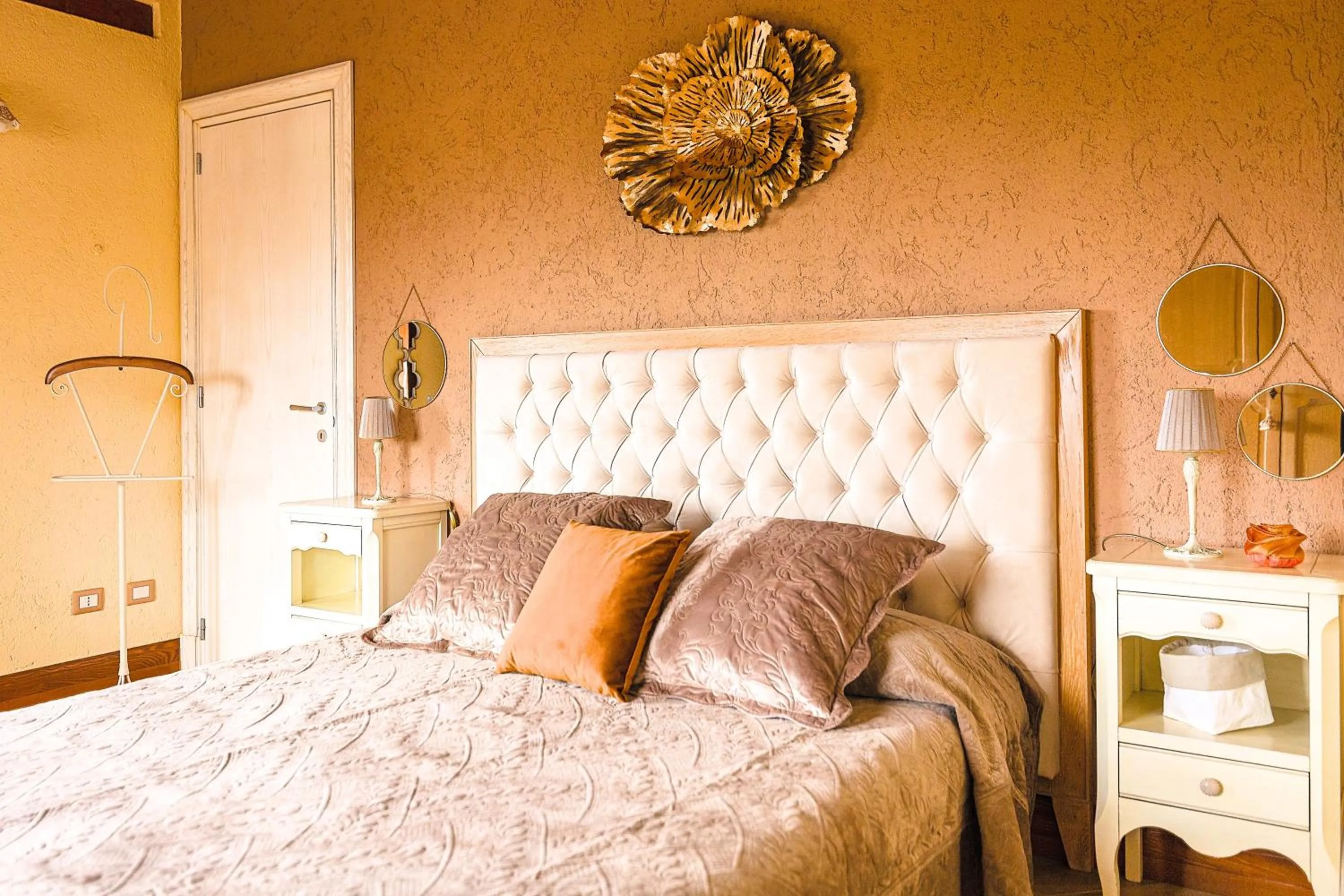 Bed in Relais Garden Cactus B&B