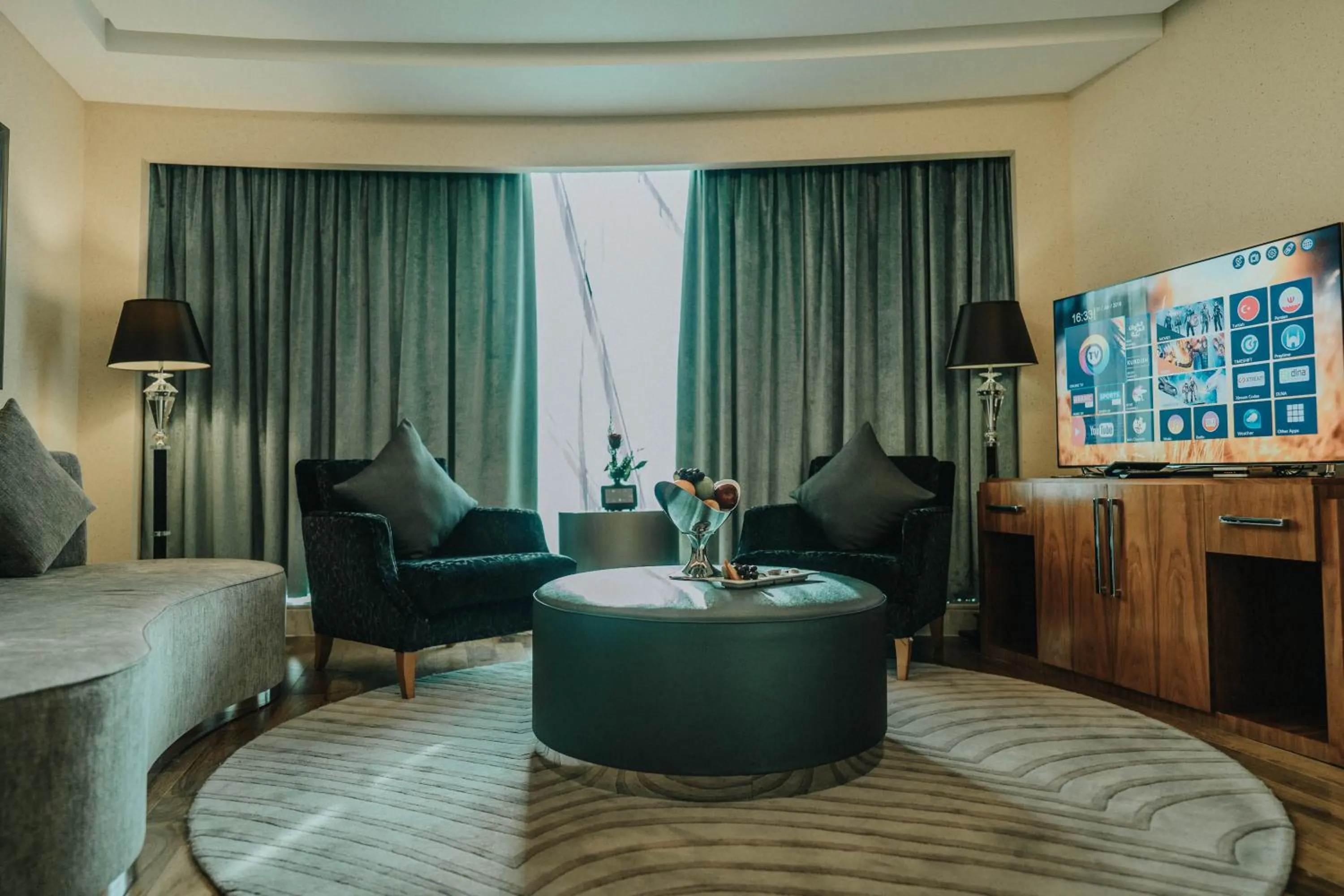 Living room in Grand Millennium Sulaimani