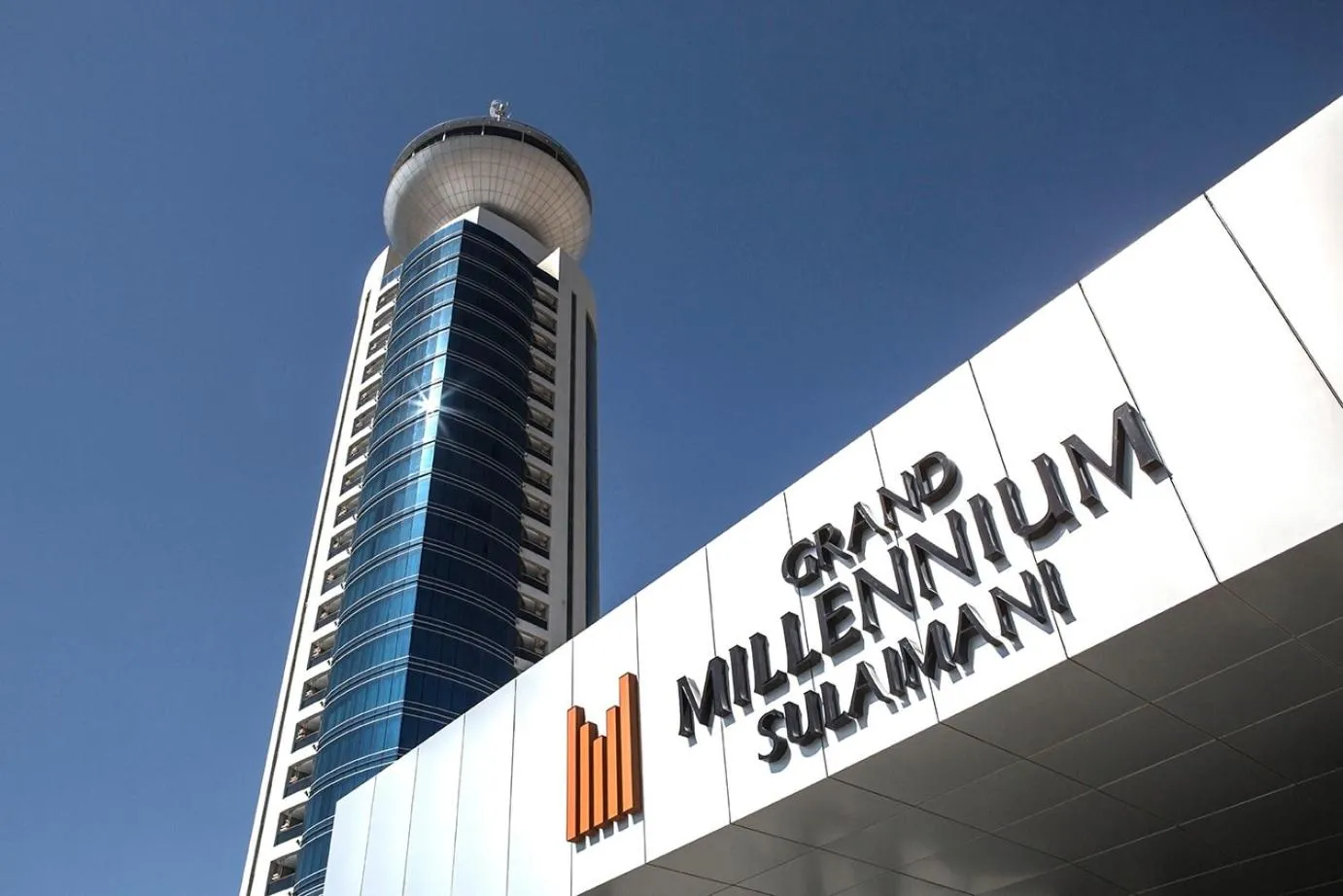 Facade/entrance in Grand Millennium Sulaimani