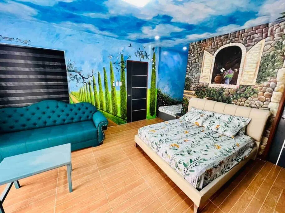 Bed in Laguna Hot Spring Home- Oharas Resort - Sleeps 27