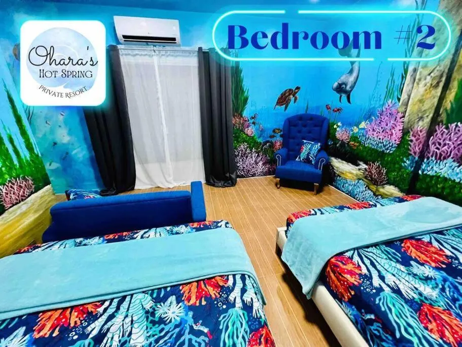 Bed in Laguna Hot Spring Home- Oharas Resort - Sleeps 27