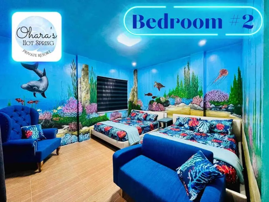 Bed in Laguna Hot Spring Home- Oharas Resort - Sleeps 27