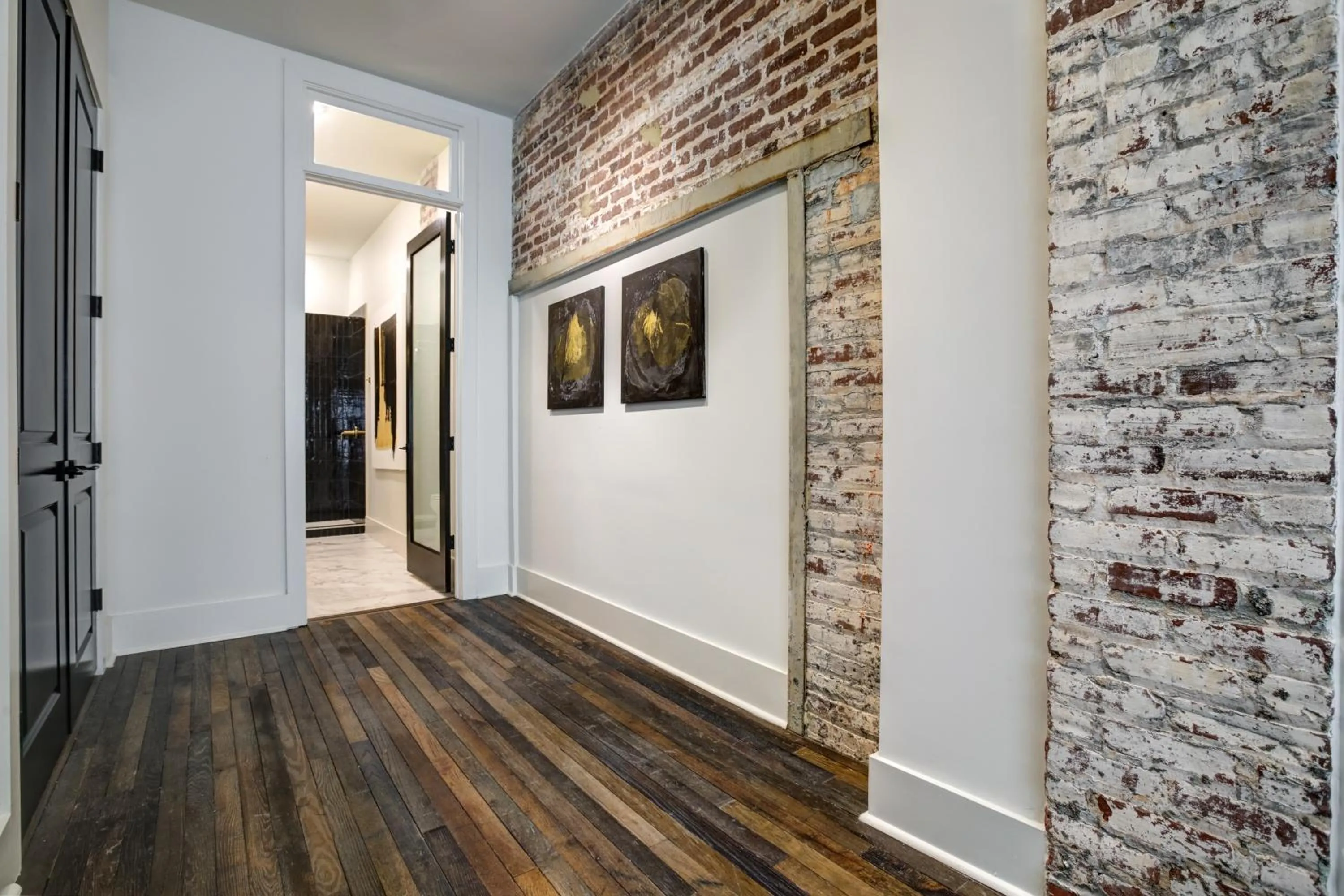 Living room in Loft condo by Mercedes Benz w balcony Apt 101