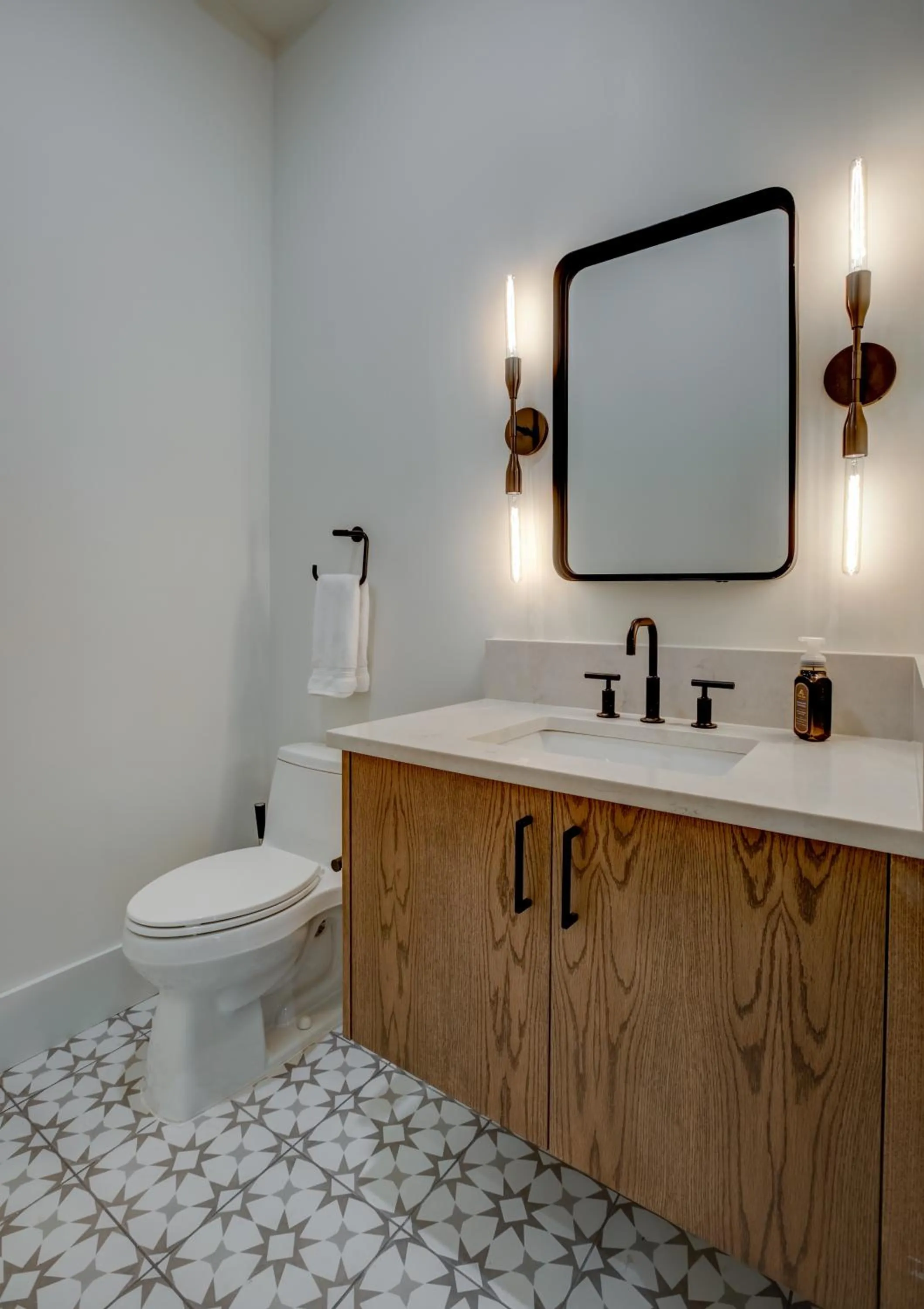 Bathroom in Loft condo by Mercedes Benz w balcony Apt 101