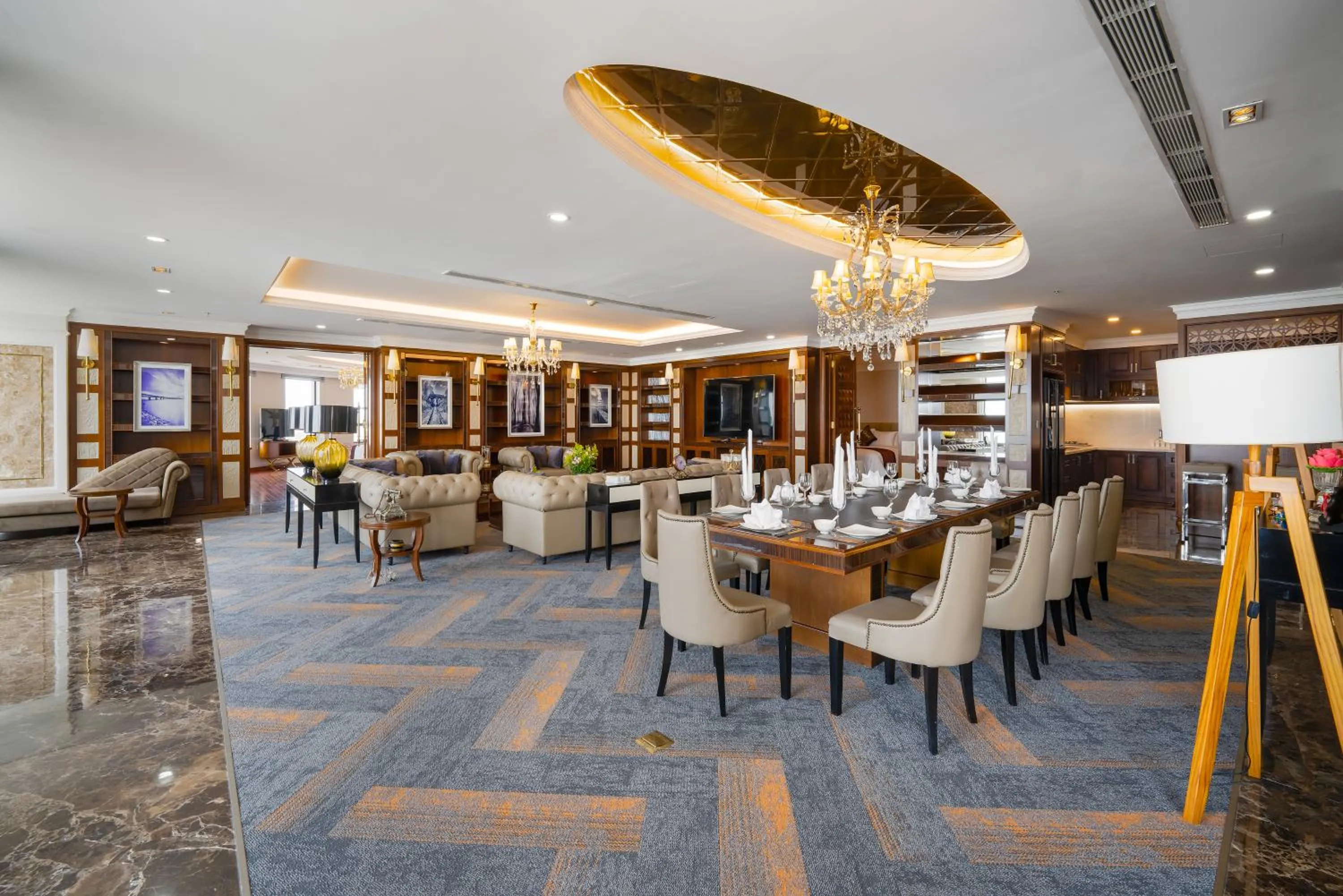 Living room in Minh Toan Galaxy Hotel