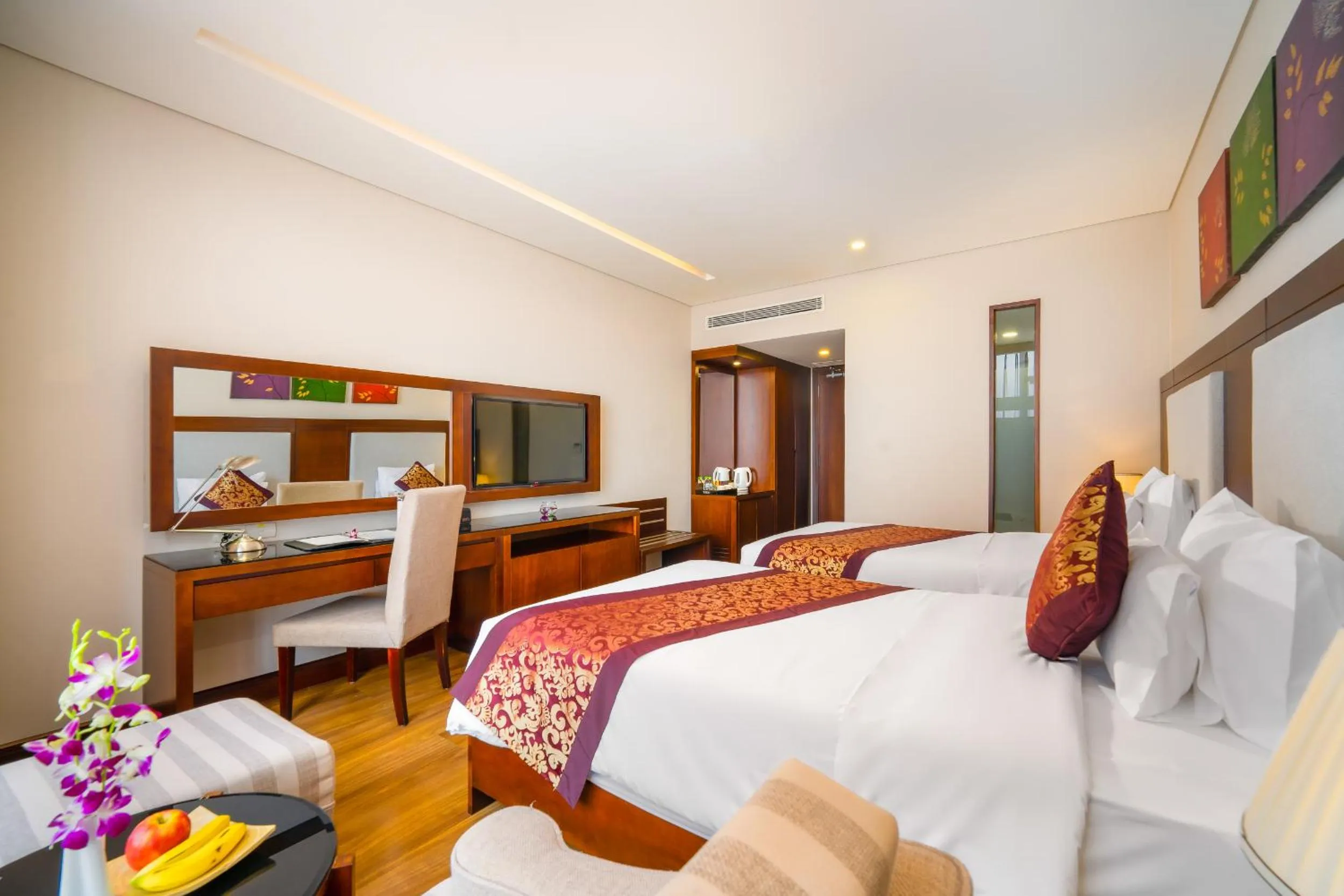 Bedroom, Bed in Minh Toan Galaxy Hotel