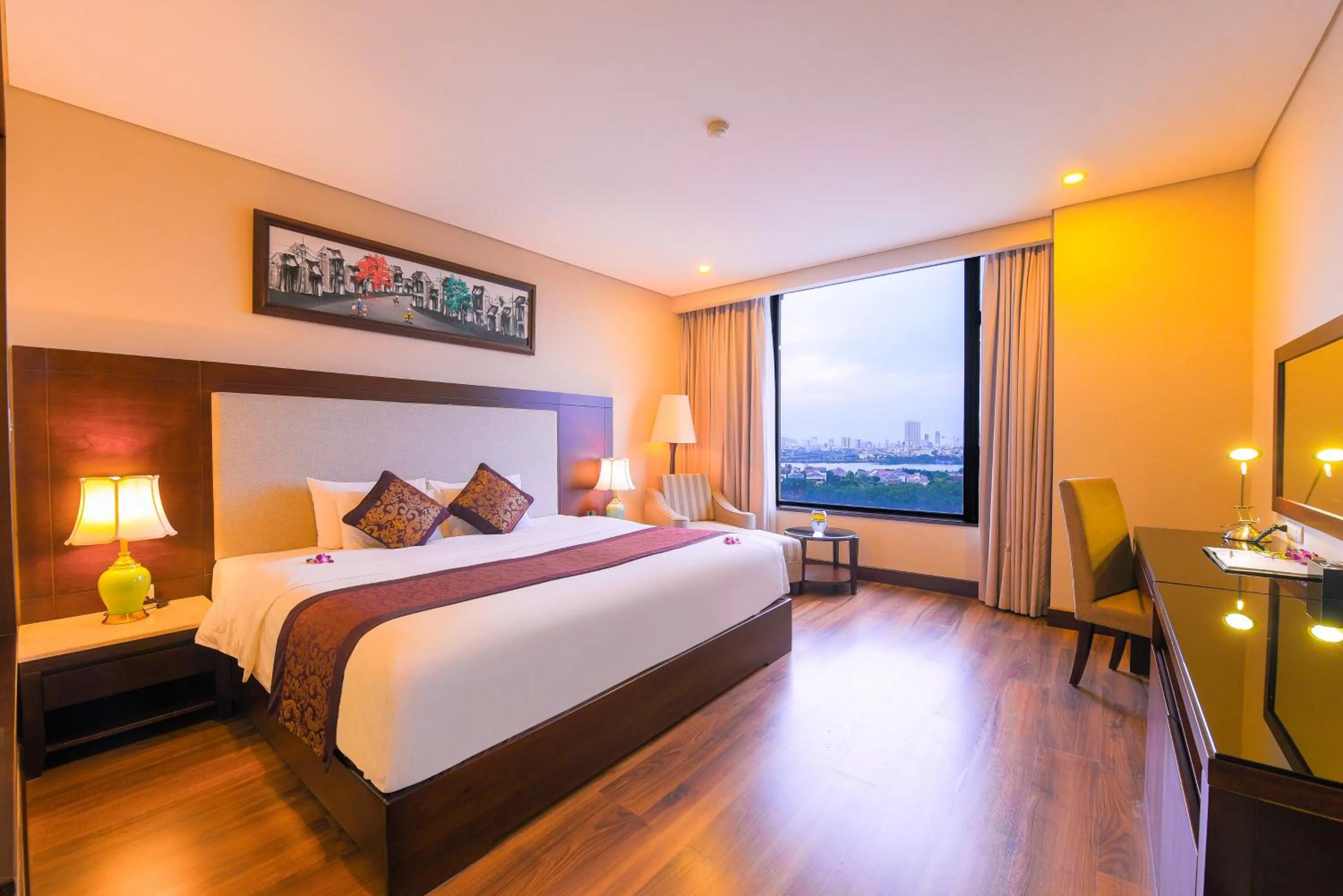 Bedroom, Bed in Minh Toan Galaxy Hotel