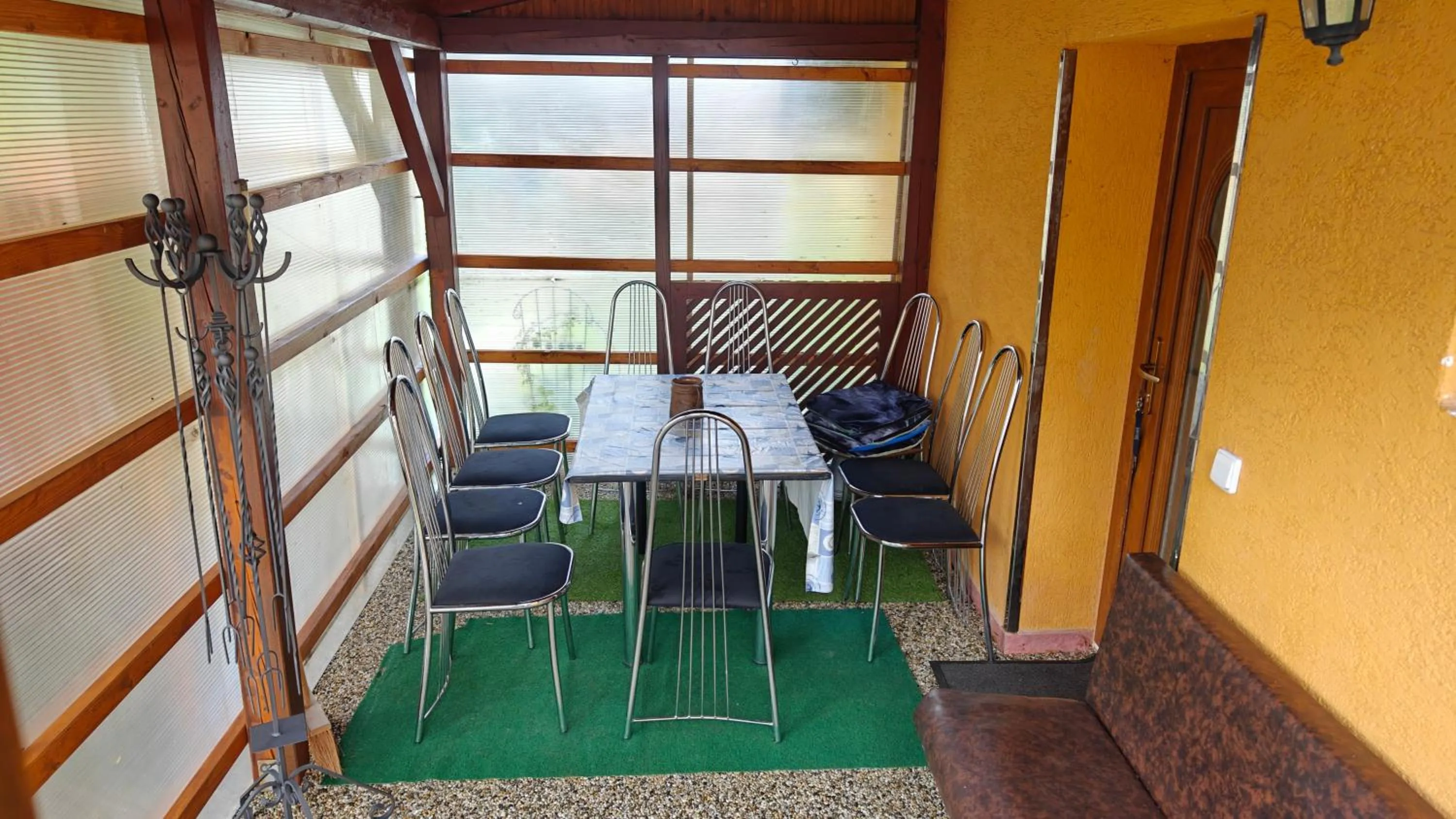 Balcony/Terrace in Penzion Majka