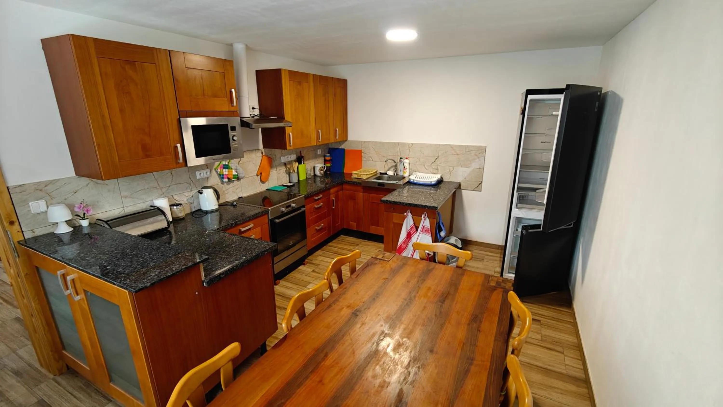 kitchen in Penzion Majka