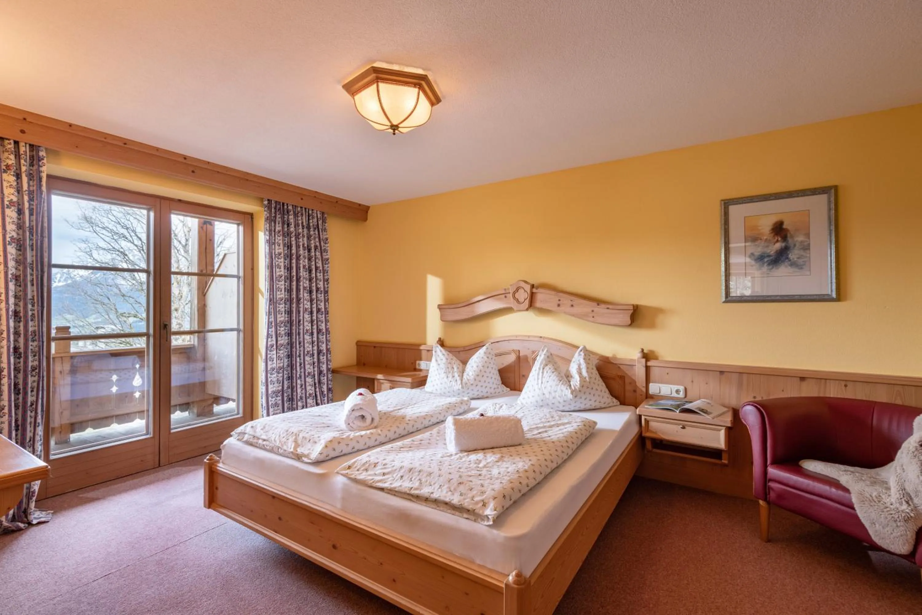 Bedroom in Hochfeldalm