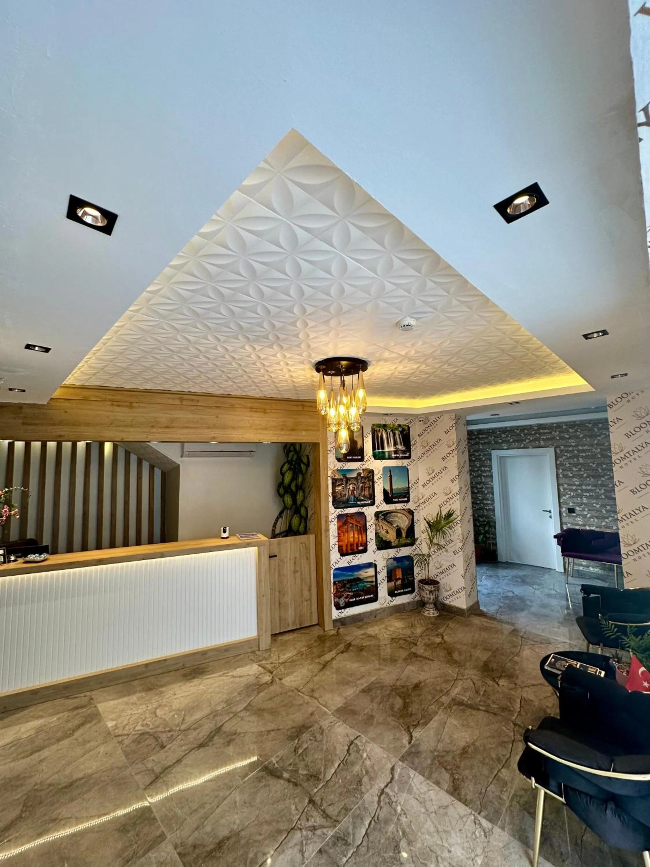 Lobby or reception in Bloomtalya Hotel