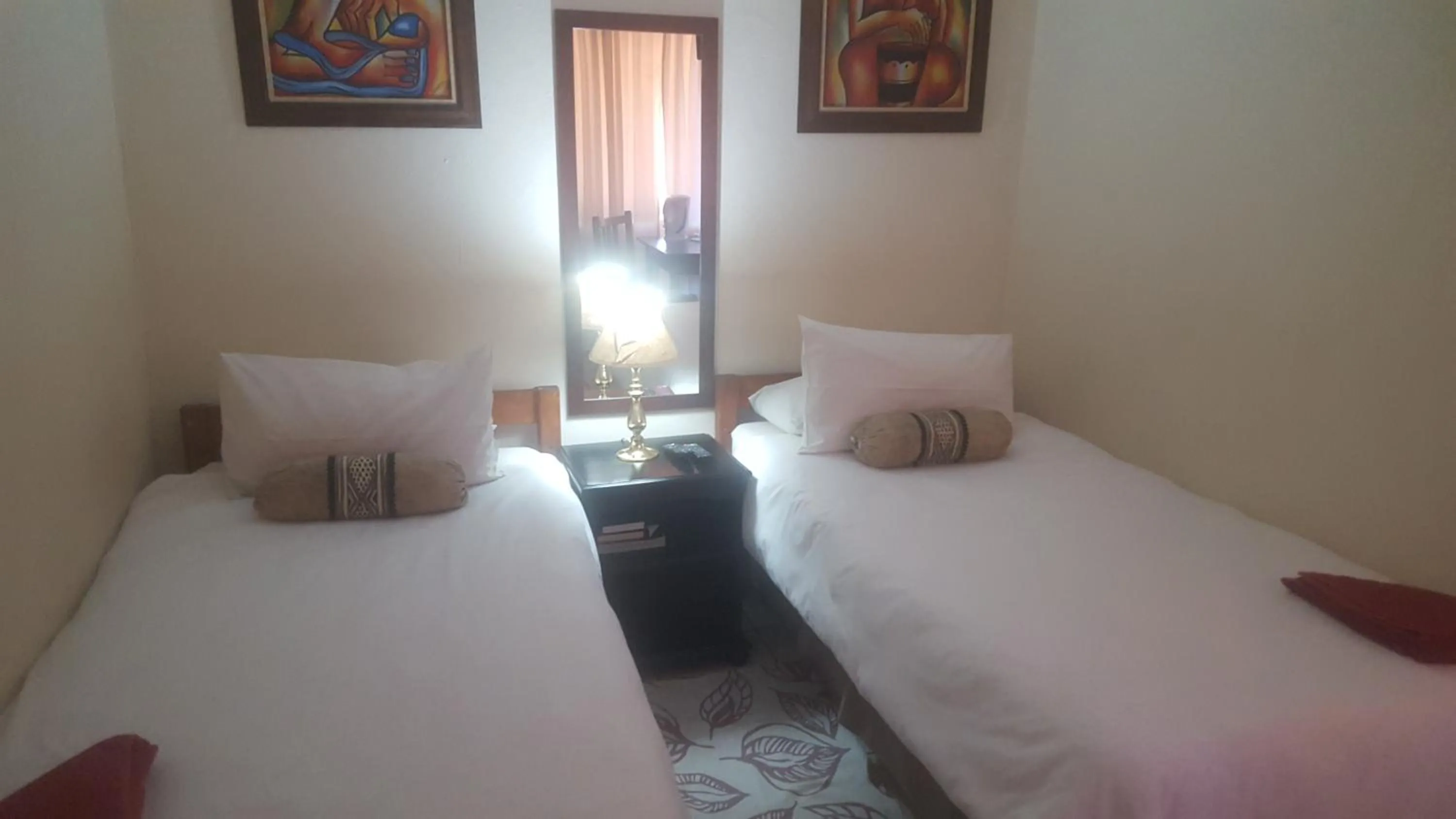 Bed in African Sky Guest House