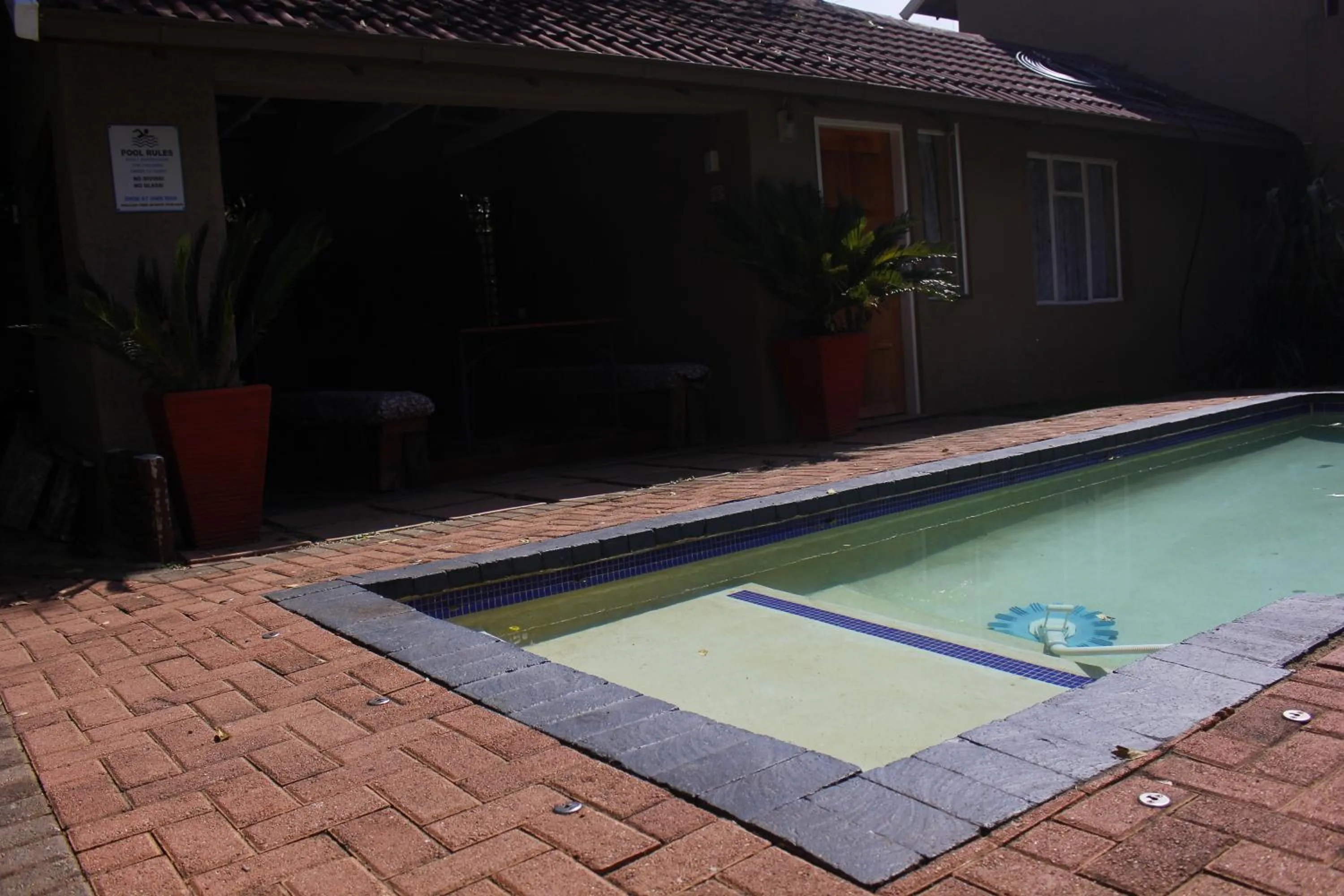 Swimming pool in African Sky Guest House