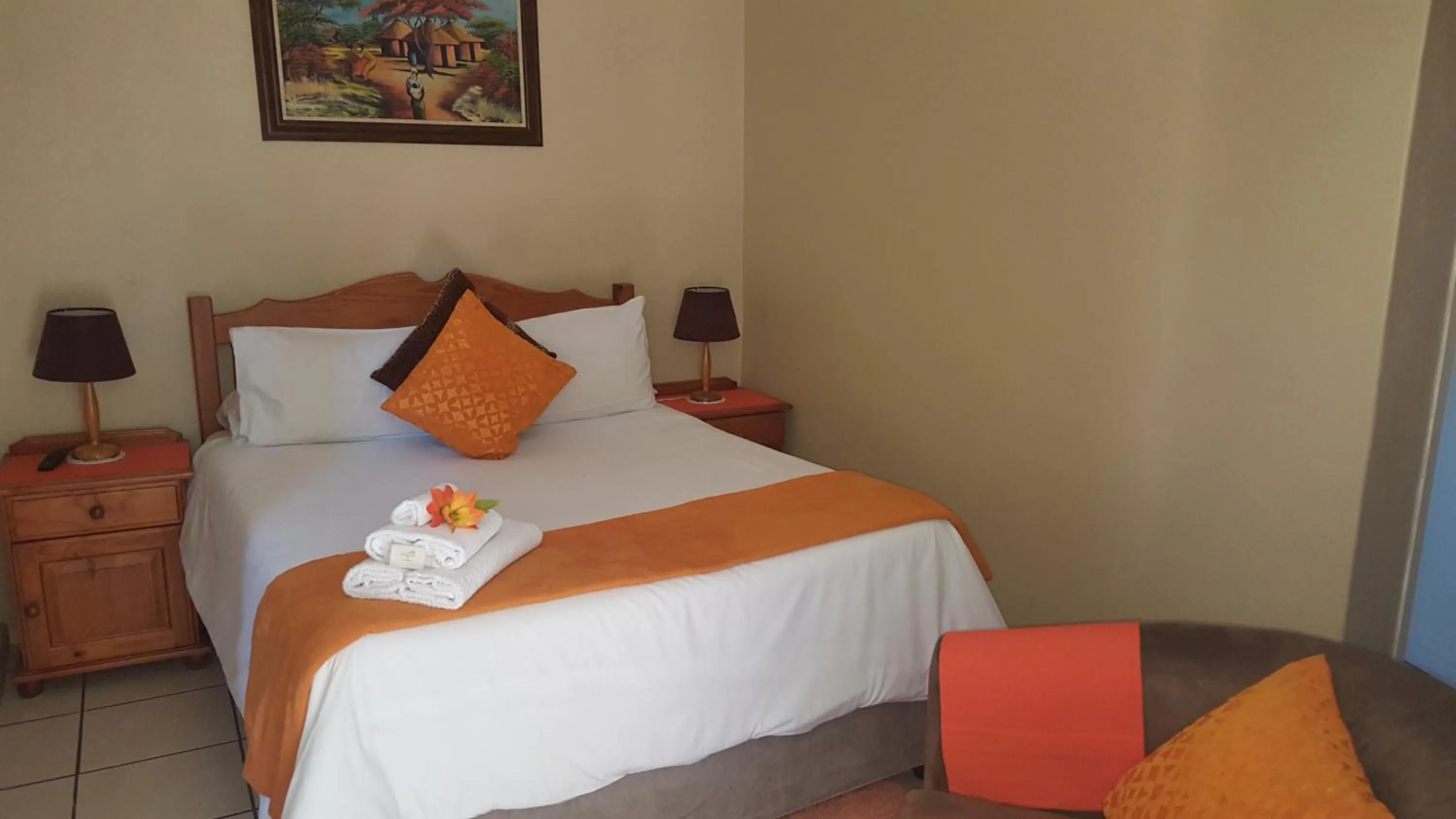 Bedroom, Bed in African Sky Guest House