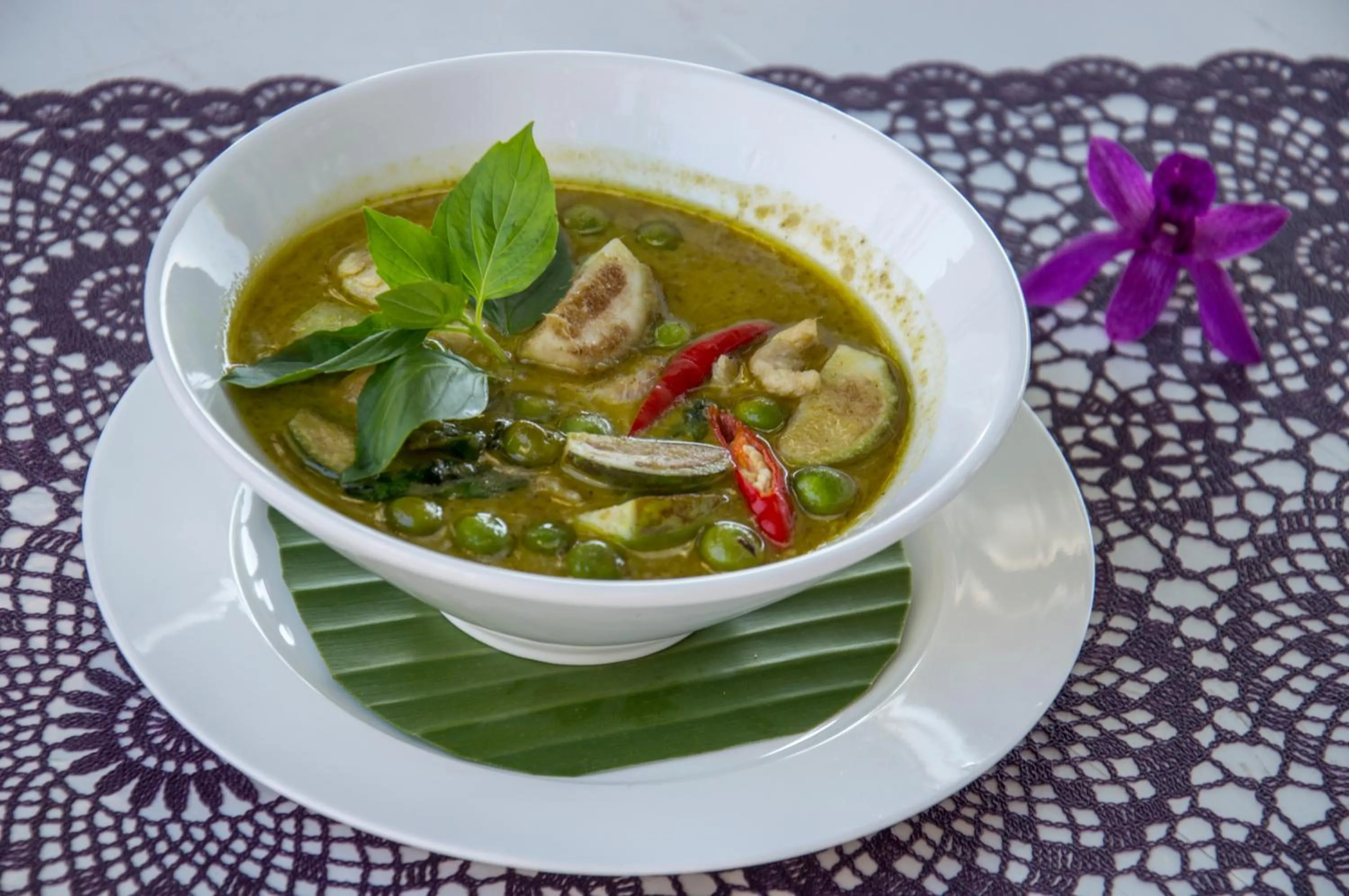Food close-up in Le Bouton D'or Boutique Hotel