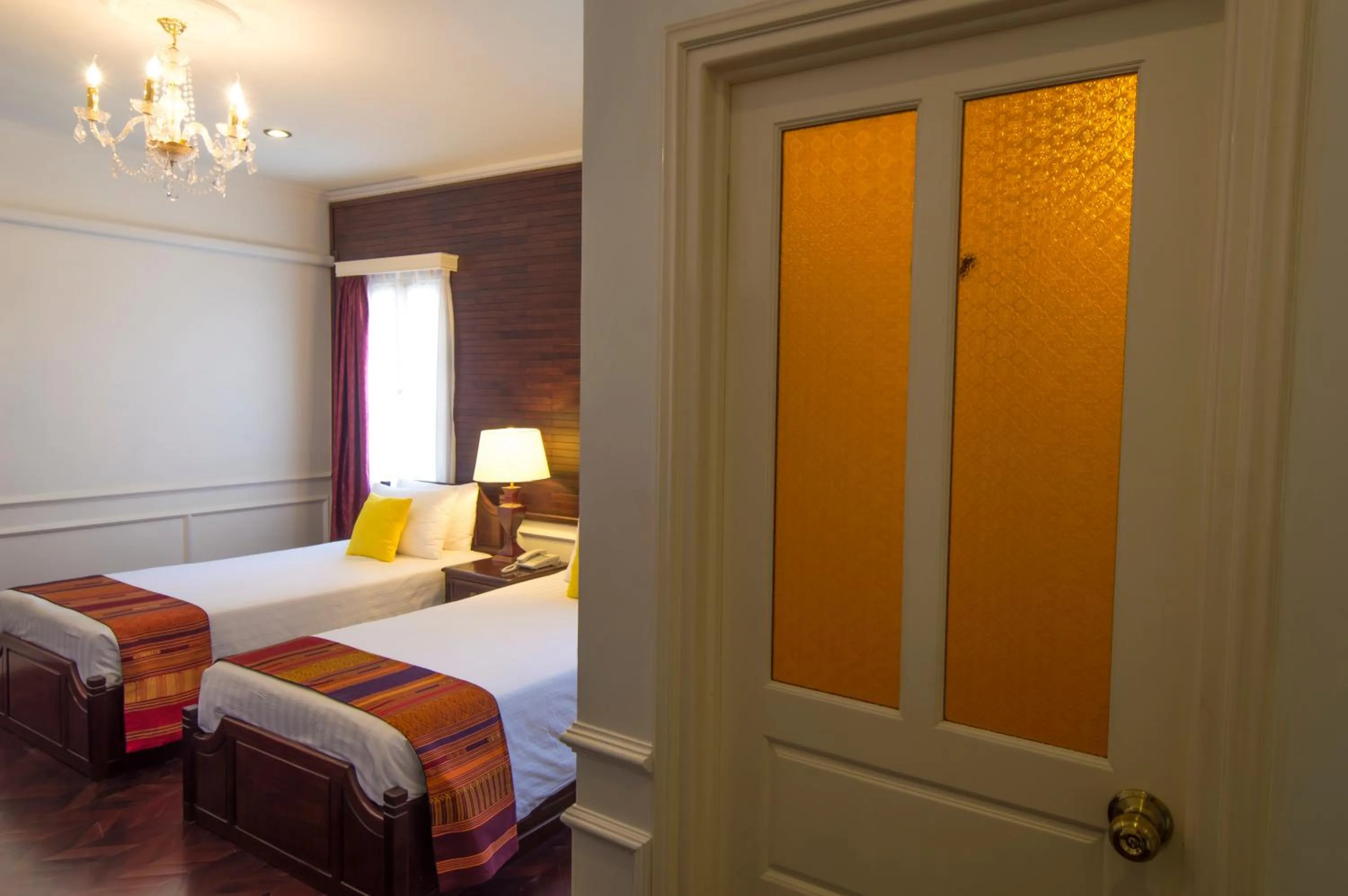 Decorative detail, Bed in Le Bouton D'or Boutique Hotel